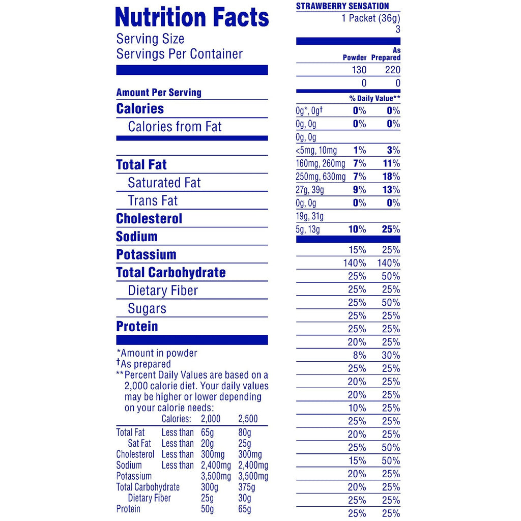 Carnation Breakfast Essentials® Strawberry Nutritional Drink 00050000486502
