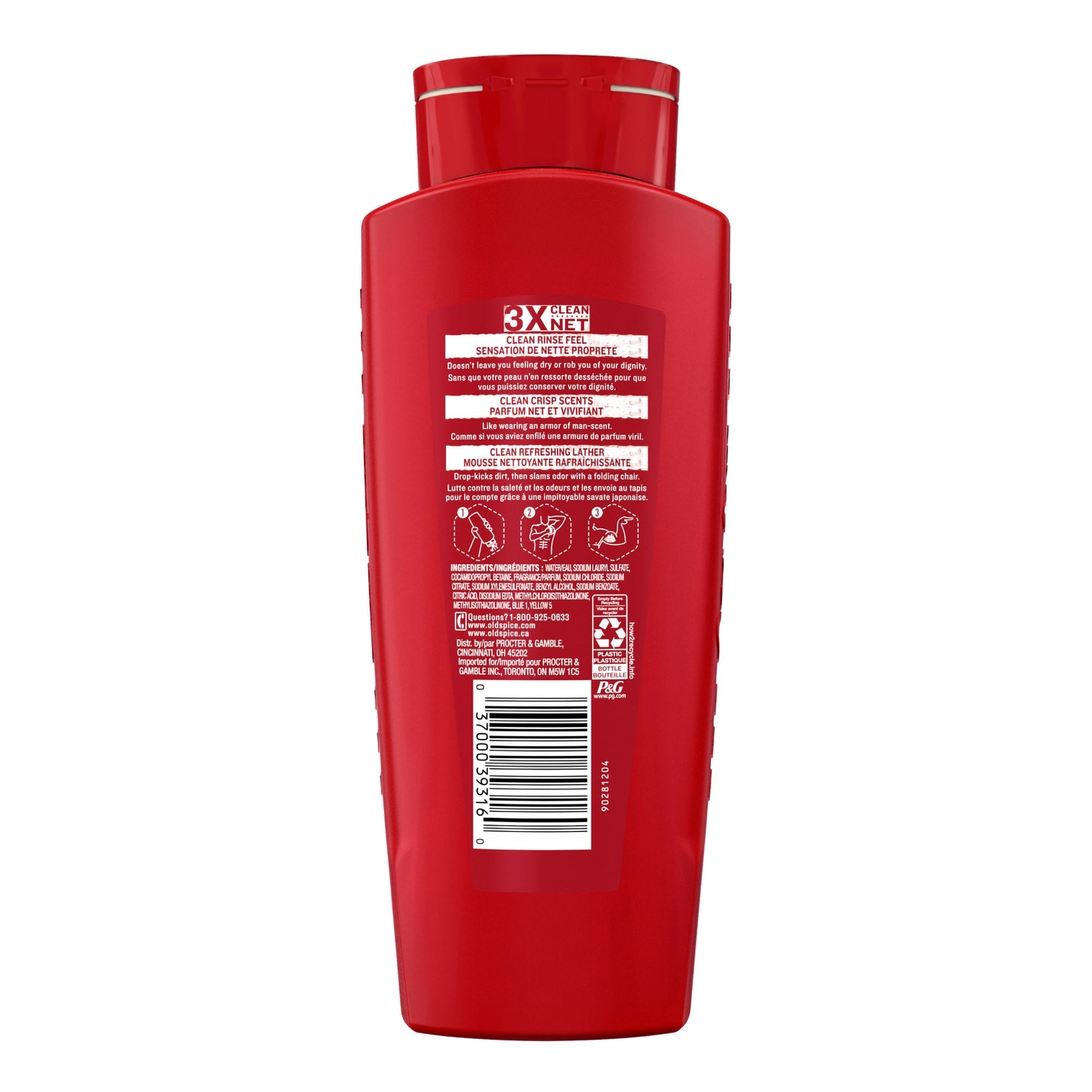 Old Spice® High Endurance® Body Wash Pure Sport™ 03700039316