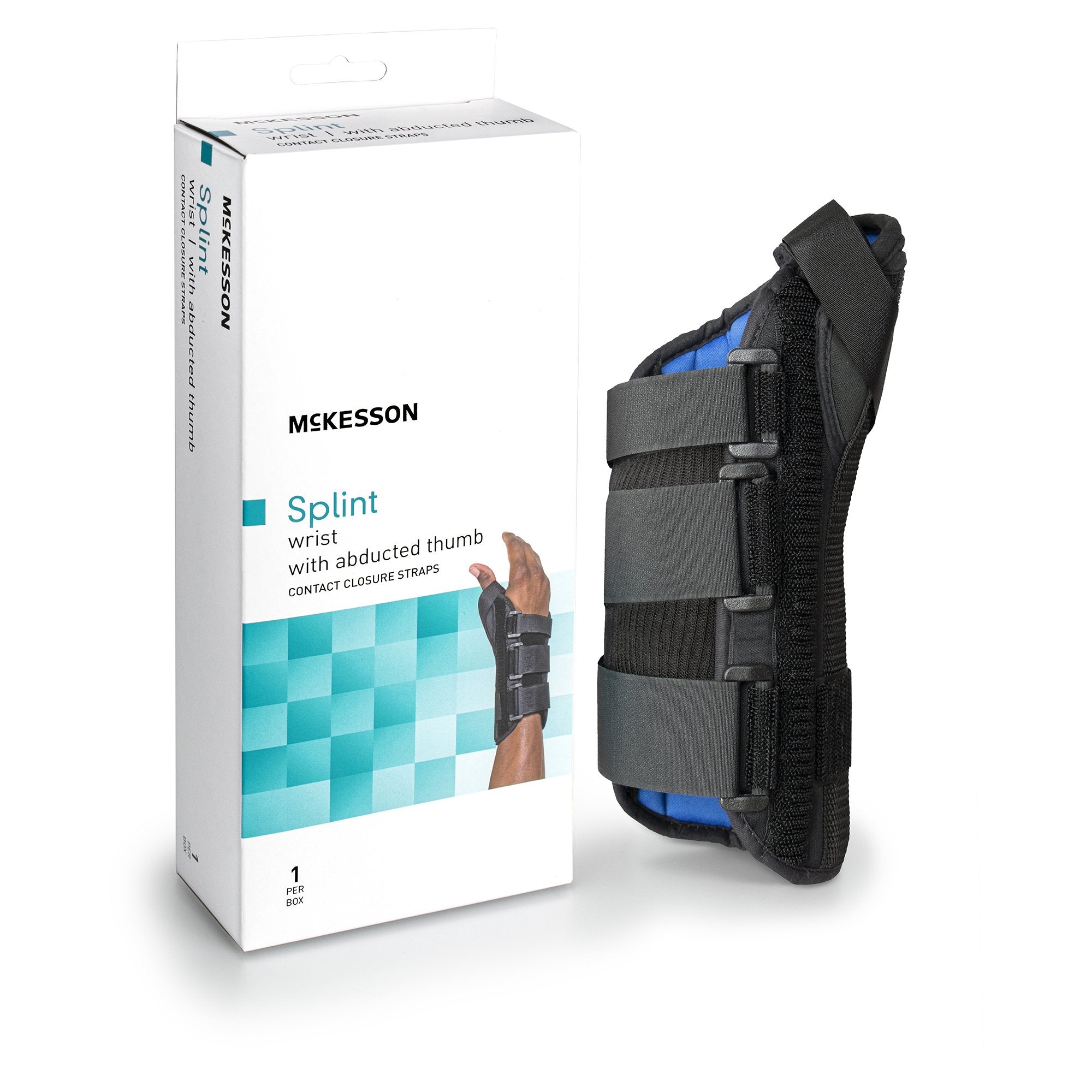 McKesson Left Wrist Splint with Abducted Thumb, Medium 155-81-87315