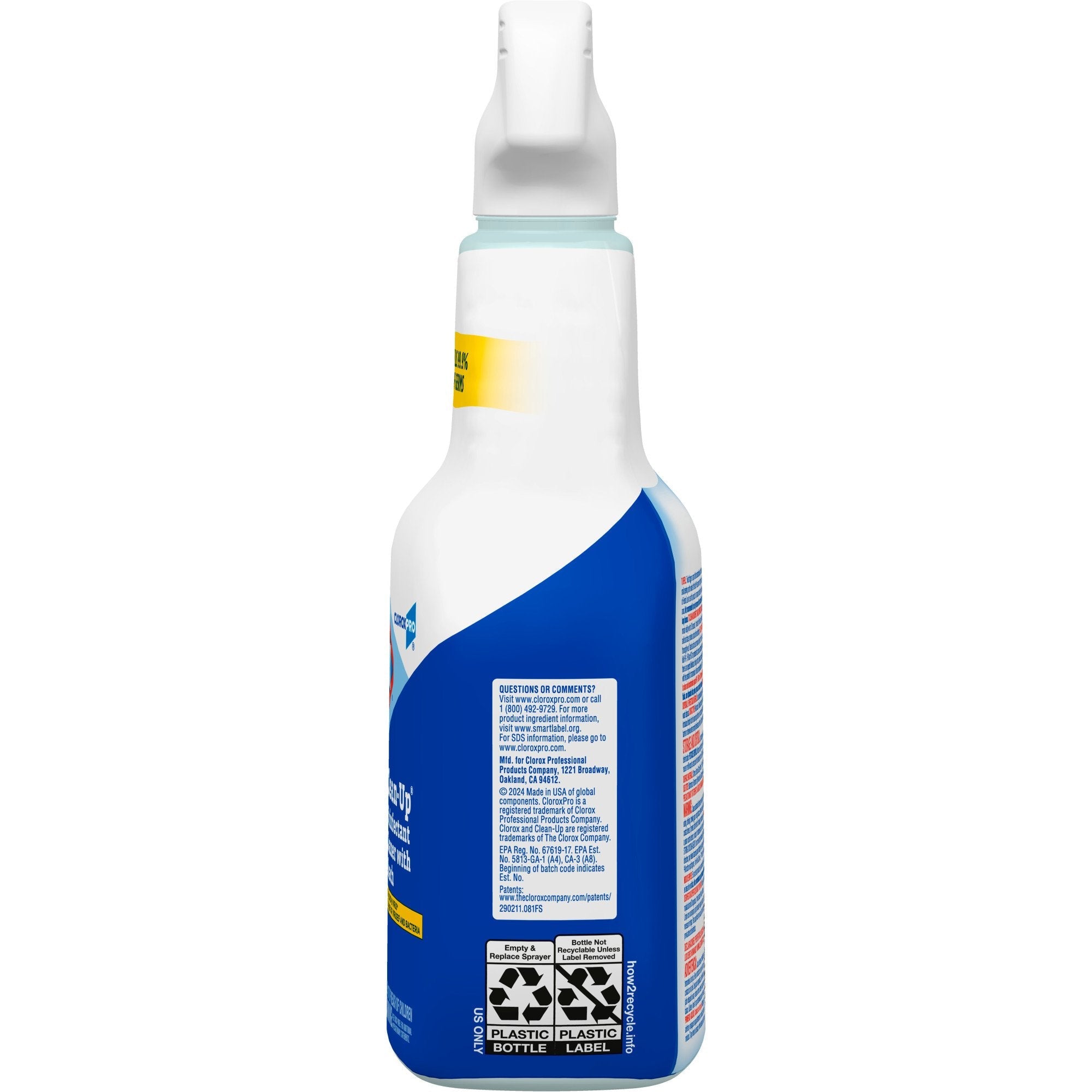 Clorox Pro™ Clean-Up® Disinfectant Cleaner w/ Bleach, 32-ounce spray bottle 35417