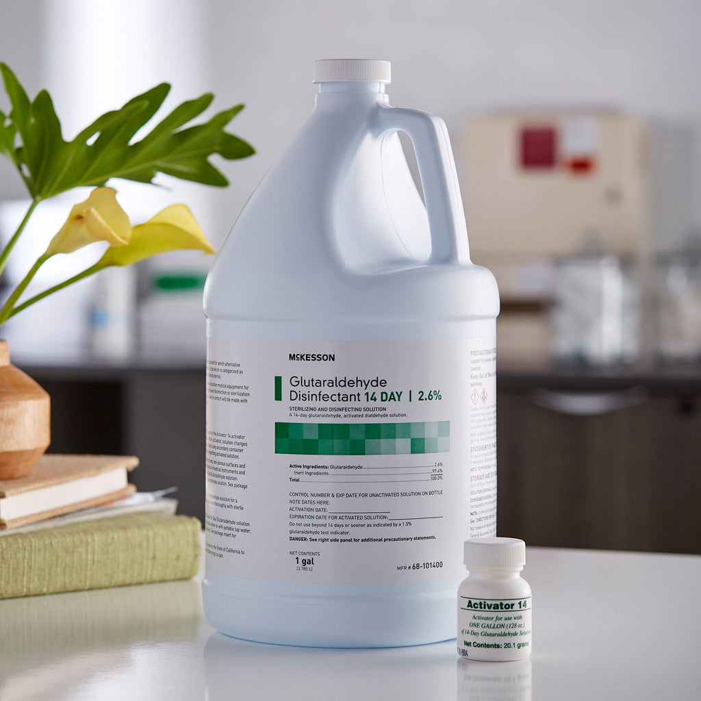 McKesson Glutaraldehyde High Level Disinfectant, 1 gal Jug 68-101400