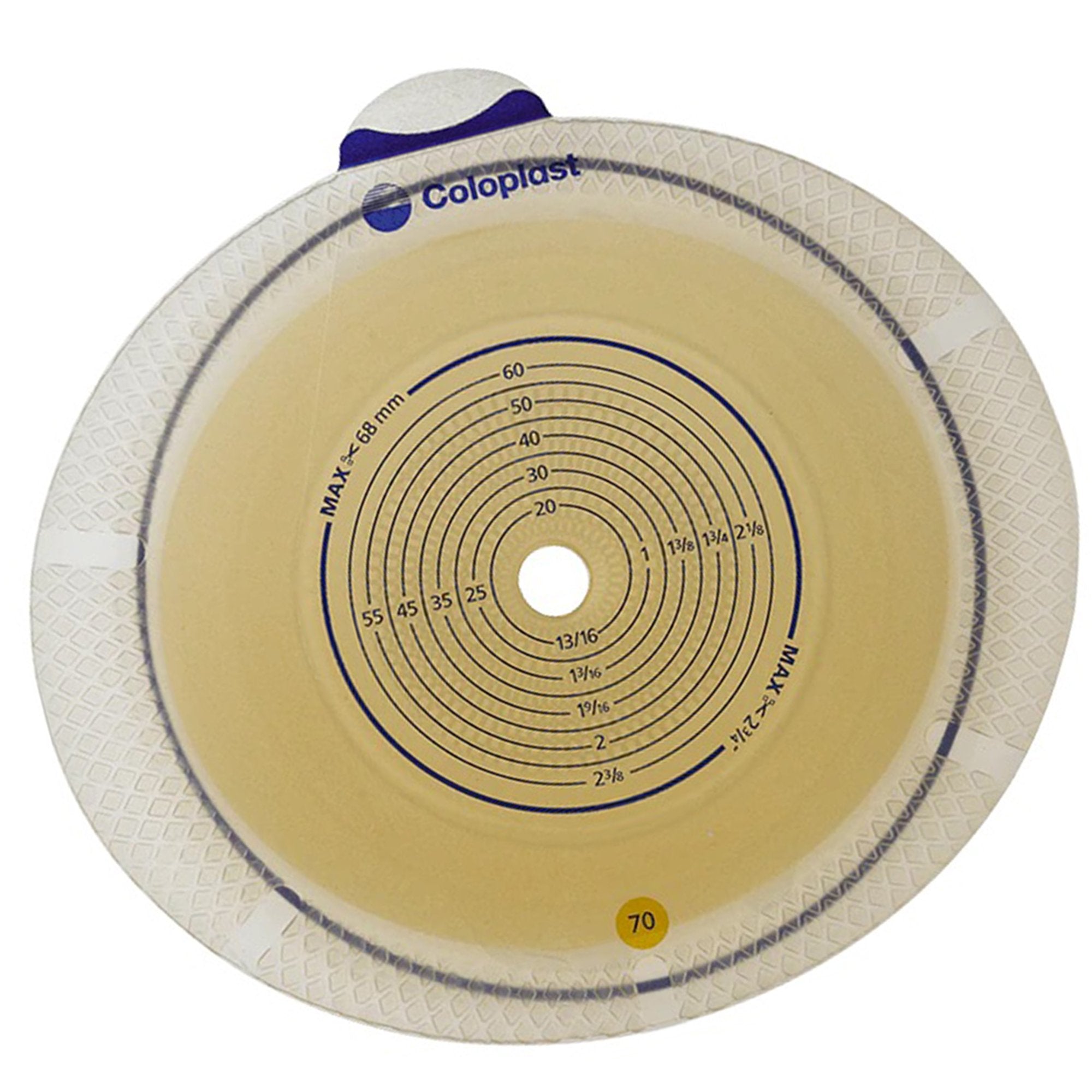 SenSura® Flex Flat Ostomy Barrier, Trim to fit 10 – 48 mm Stoma Opening, Red 10102