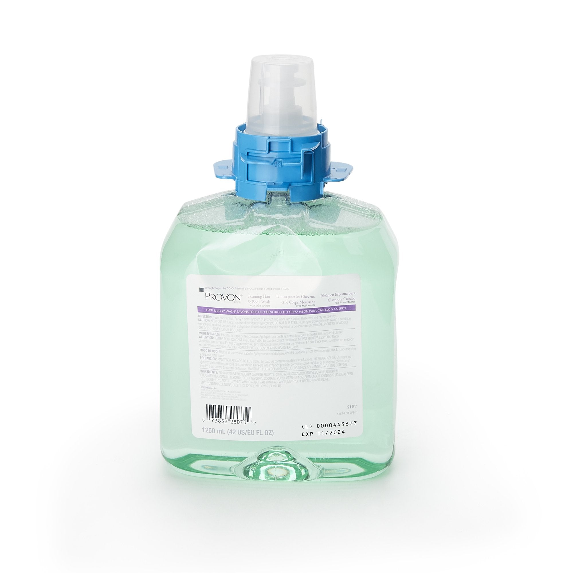 Provon® Foaming Hair and Body Wash with Moisturizers, 1,250 mL Dispenser Refill 5187-04