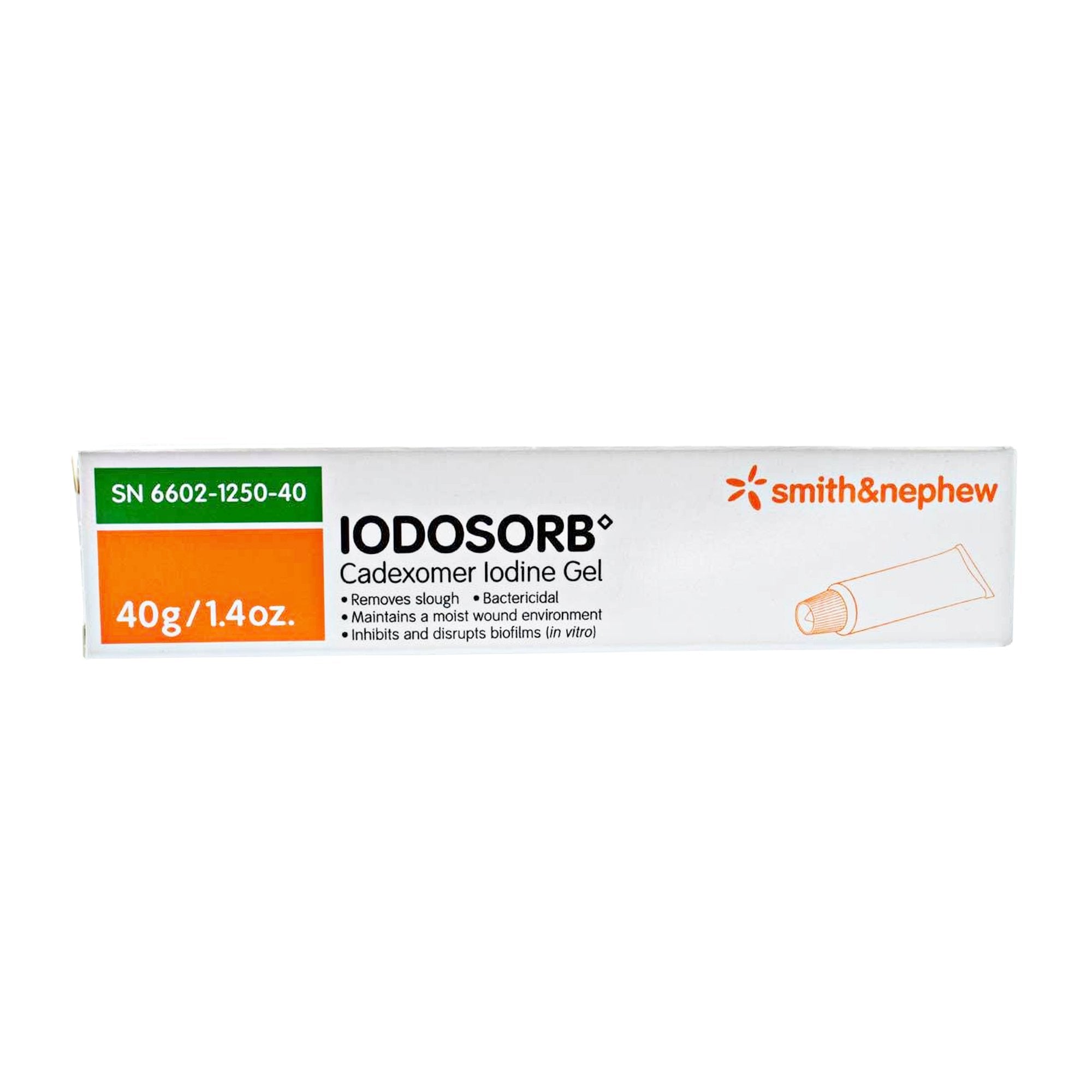 Iodosorb Antimicrobial Wound Gel, 40-gram tube 6602125040