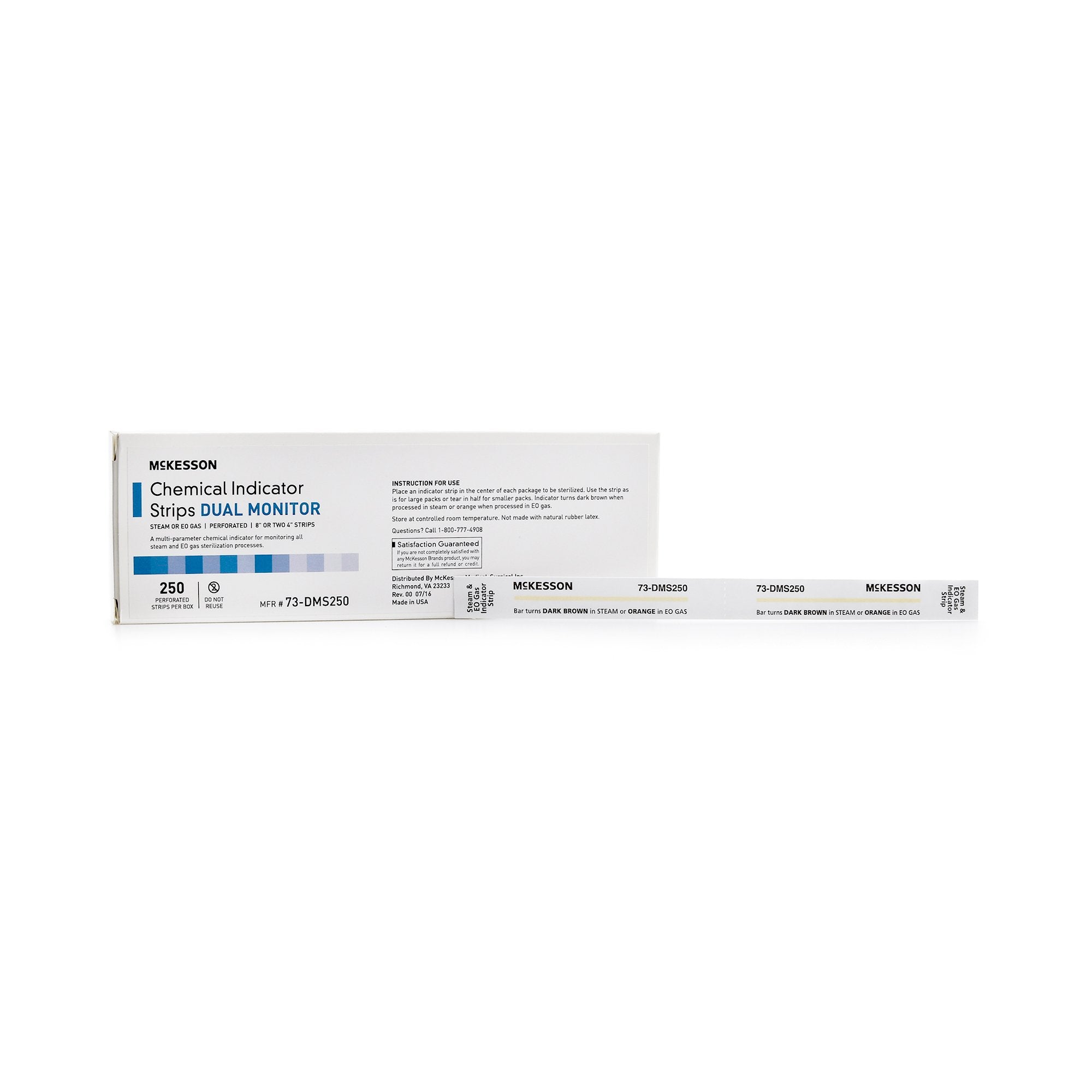McKesson Sterilization Chemical Indicator Strip 73-DMS250