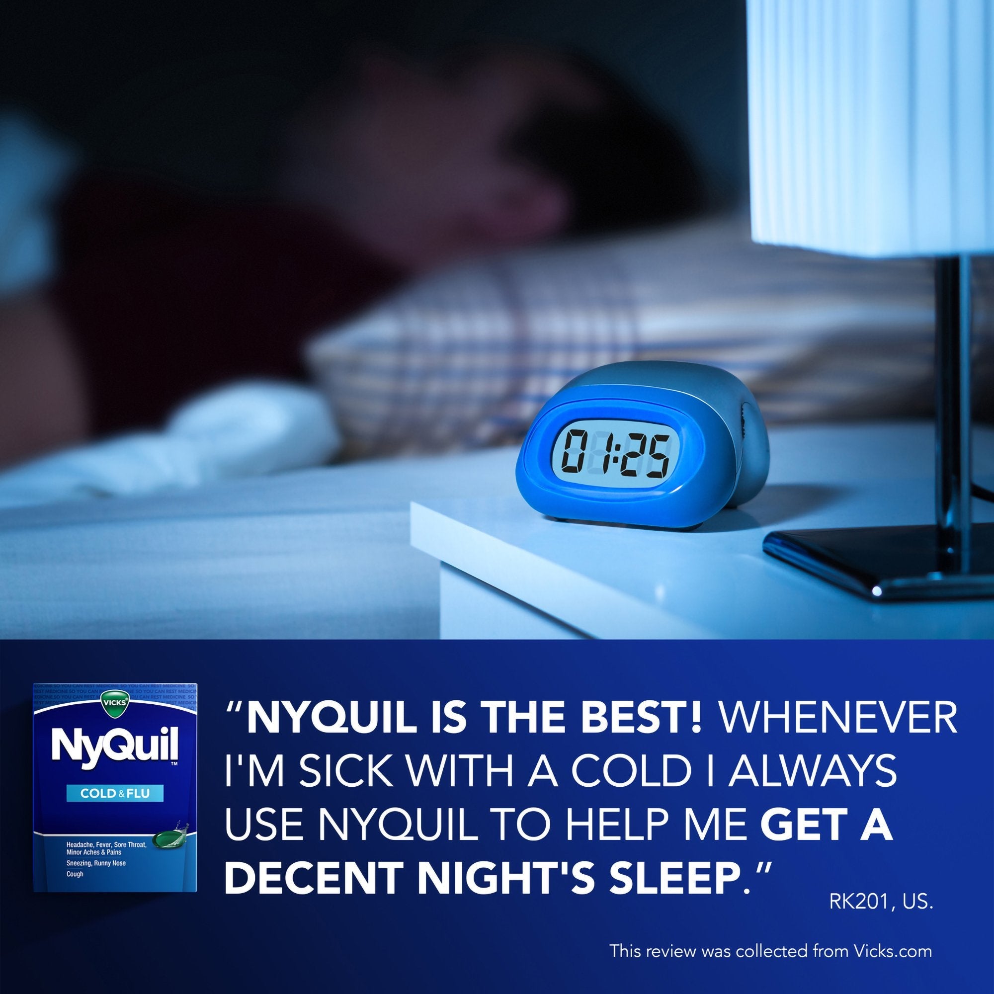 Vicks NyQuil Cold & Flu LiquiCaps 37000055716