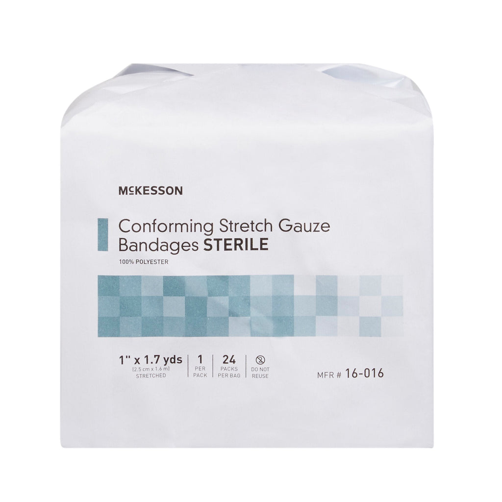 McKesson Sterile Conforming Bandage, 1 Inch x 1-7/10 Yard 16-016