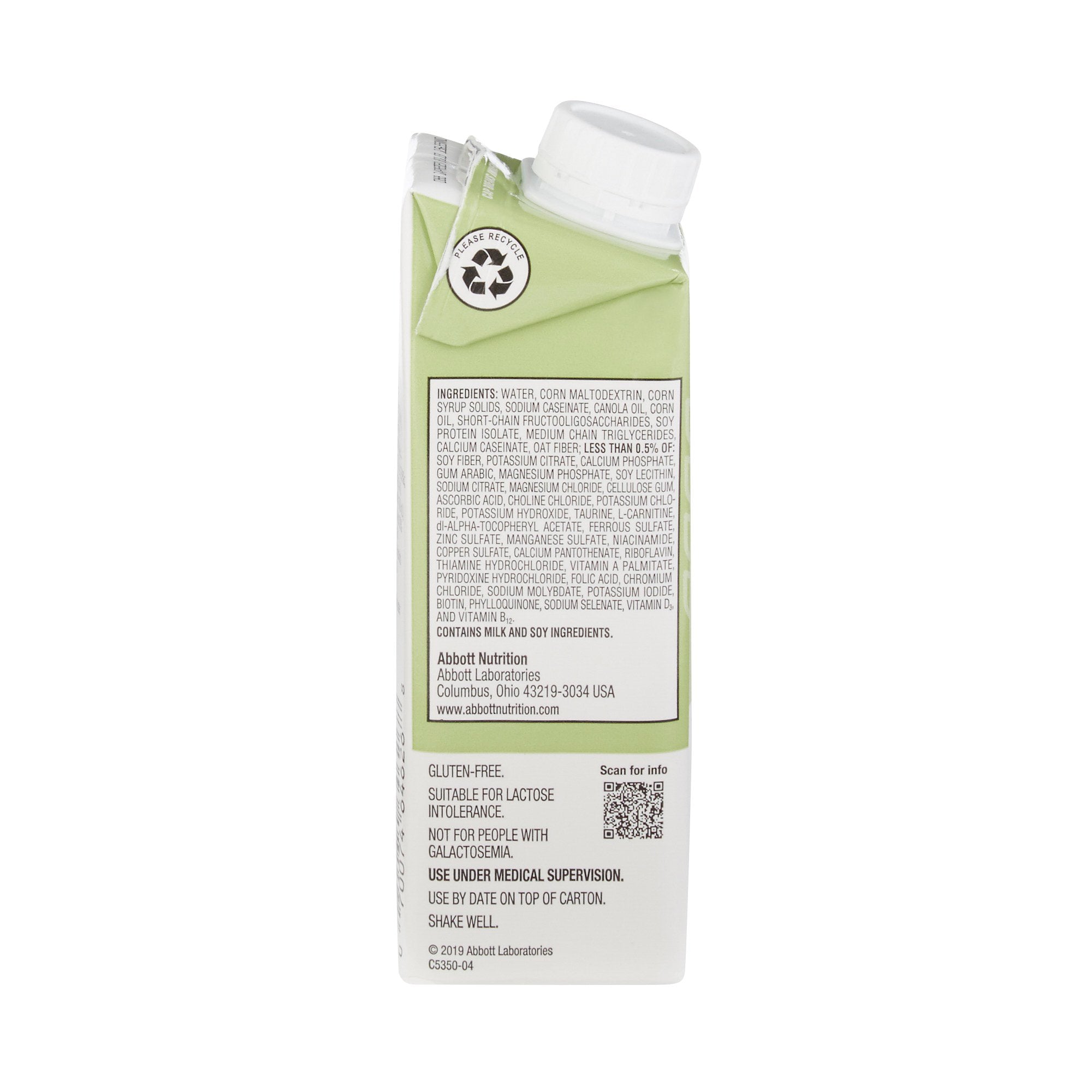 Jevity® 1.5 Cal Complete, Balanced Nutrition with Fiber, 8-ounce carton 64628