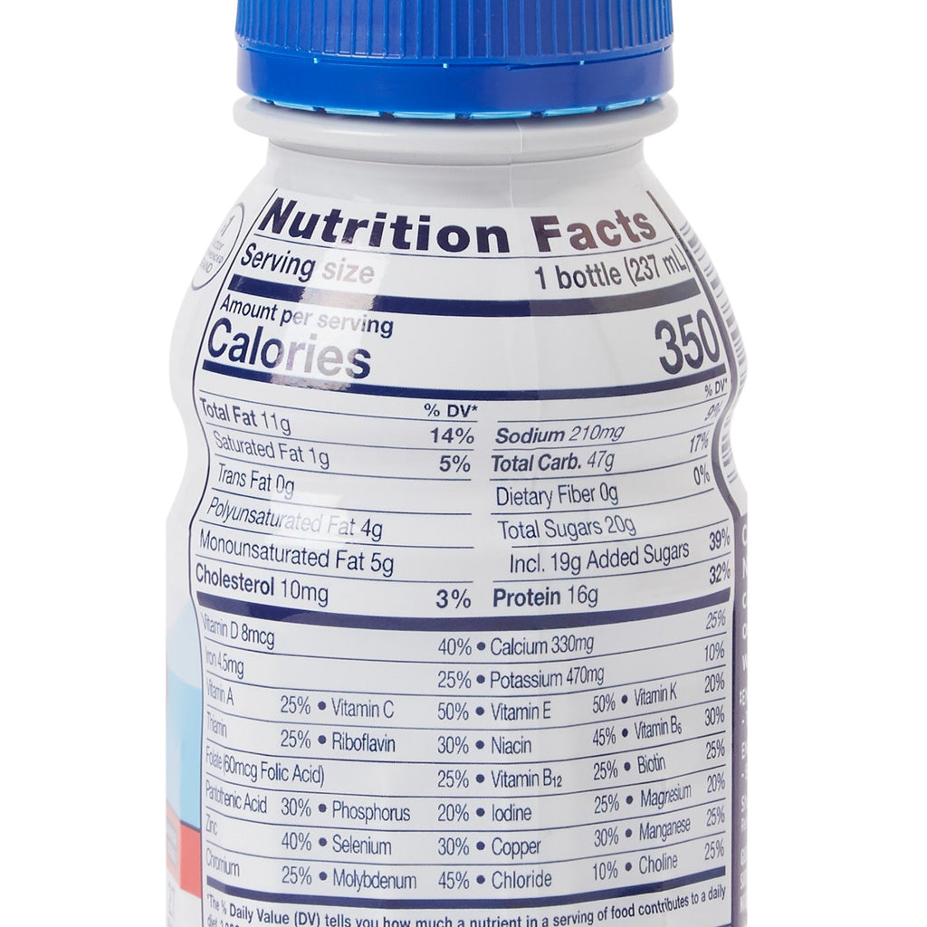 Ensure® Plus Nutrition Shake, Vanilla, 8-ounce bottle 57263