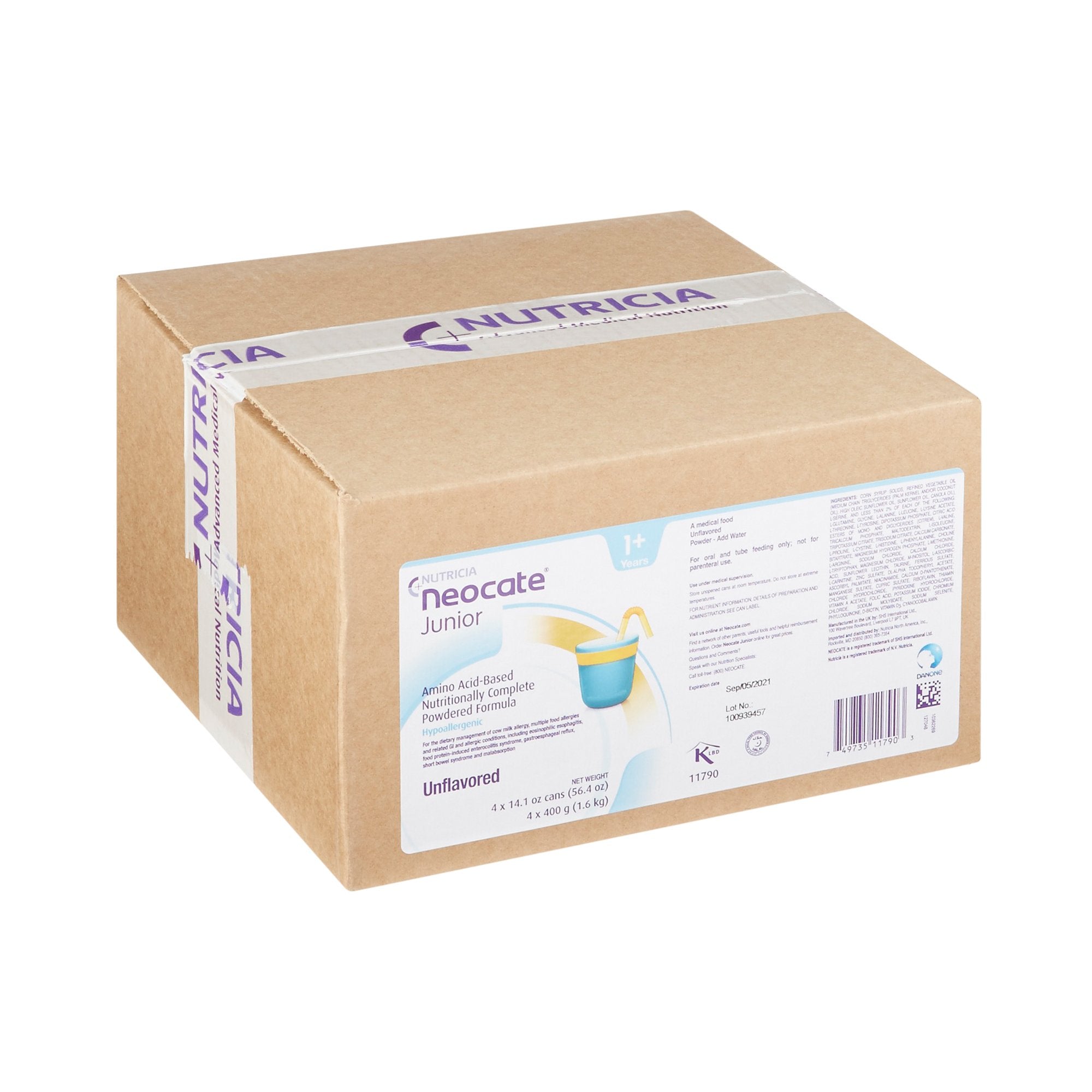 Neocate® Junior Amino Acid–Based Powdered Formula, 14.1-ounce can 127048