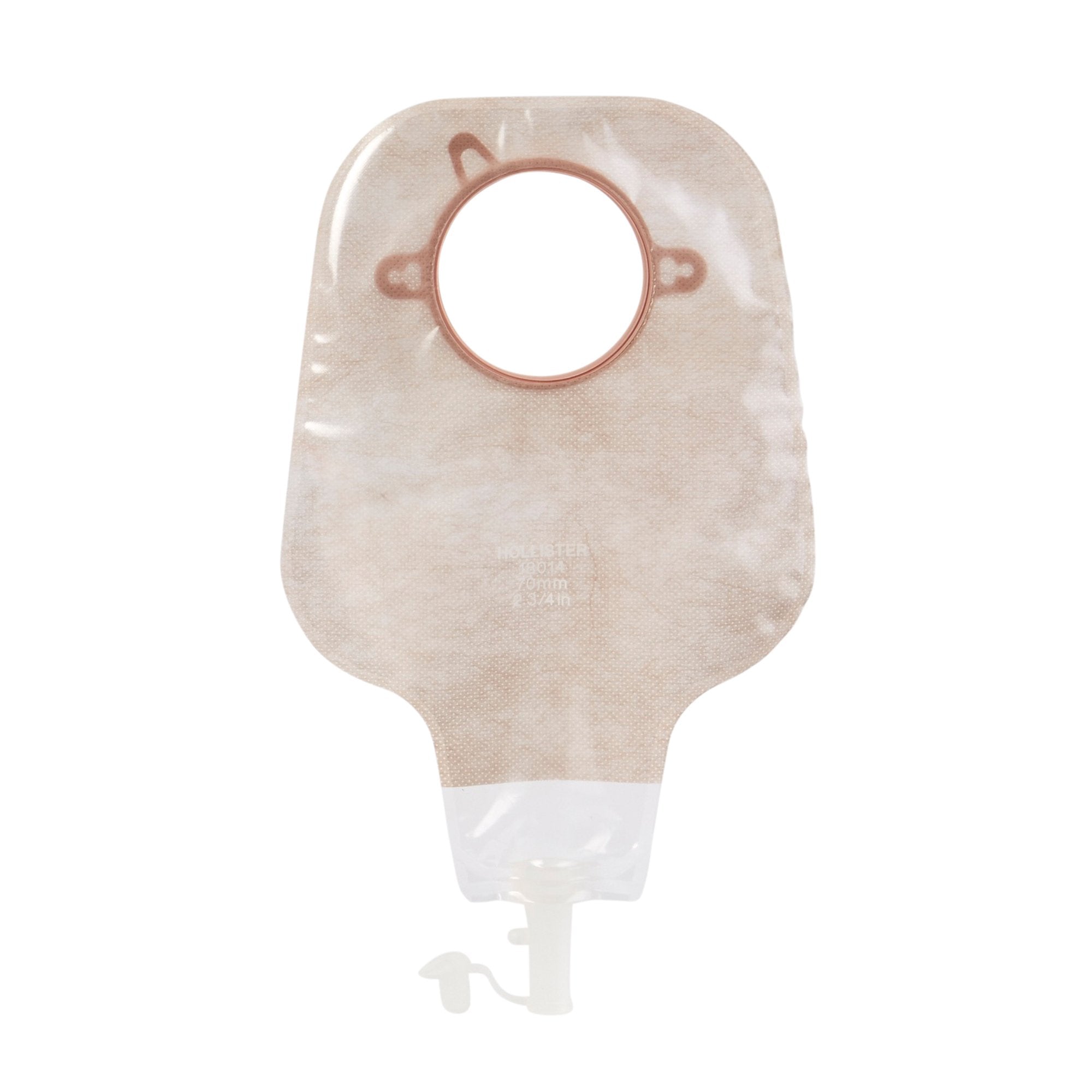New Image™ Two-Piece Ultra-Clear Ostomy Pouch, Pre-cut to Fit 70 mm Stoma, Blue 18014