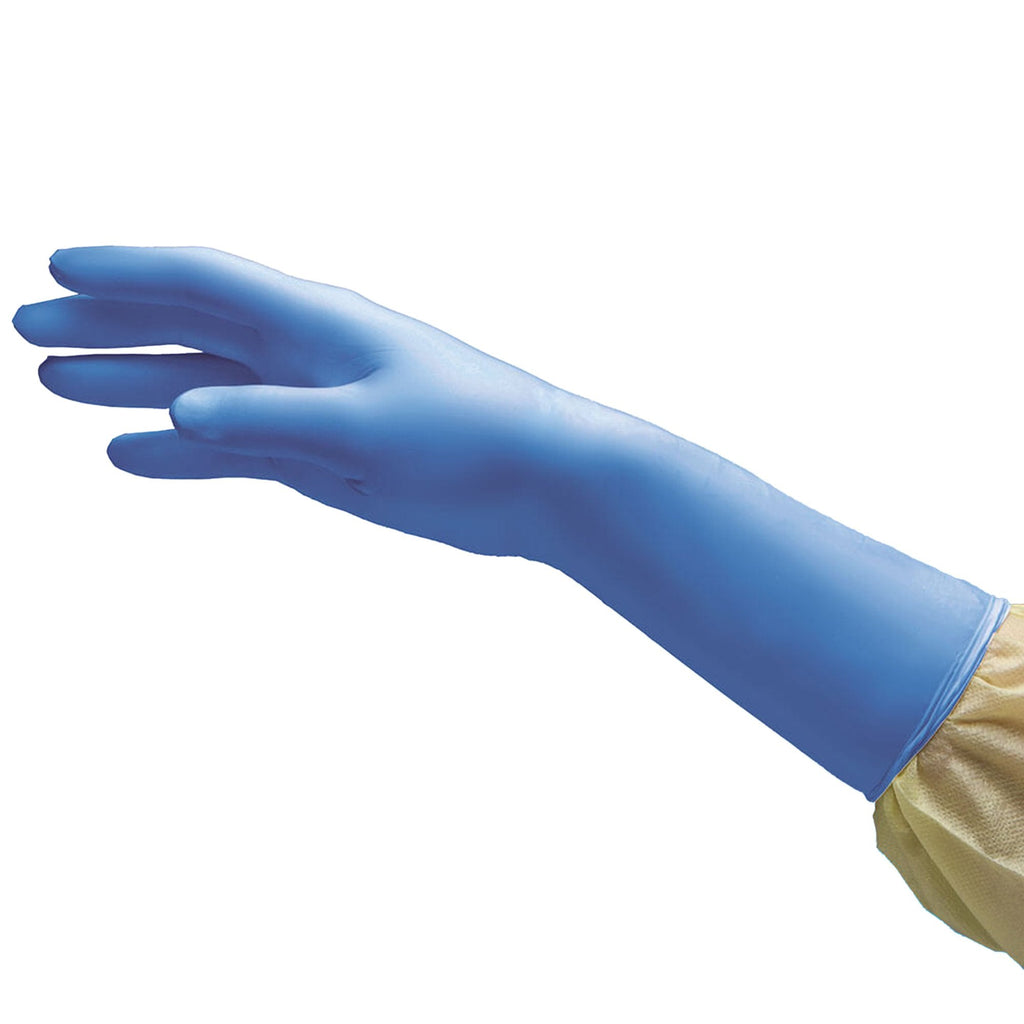 NitriDerm® EC Nitrile Extended Cuff Length Exam Glove, Large, Blue 114300