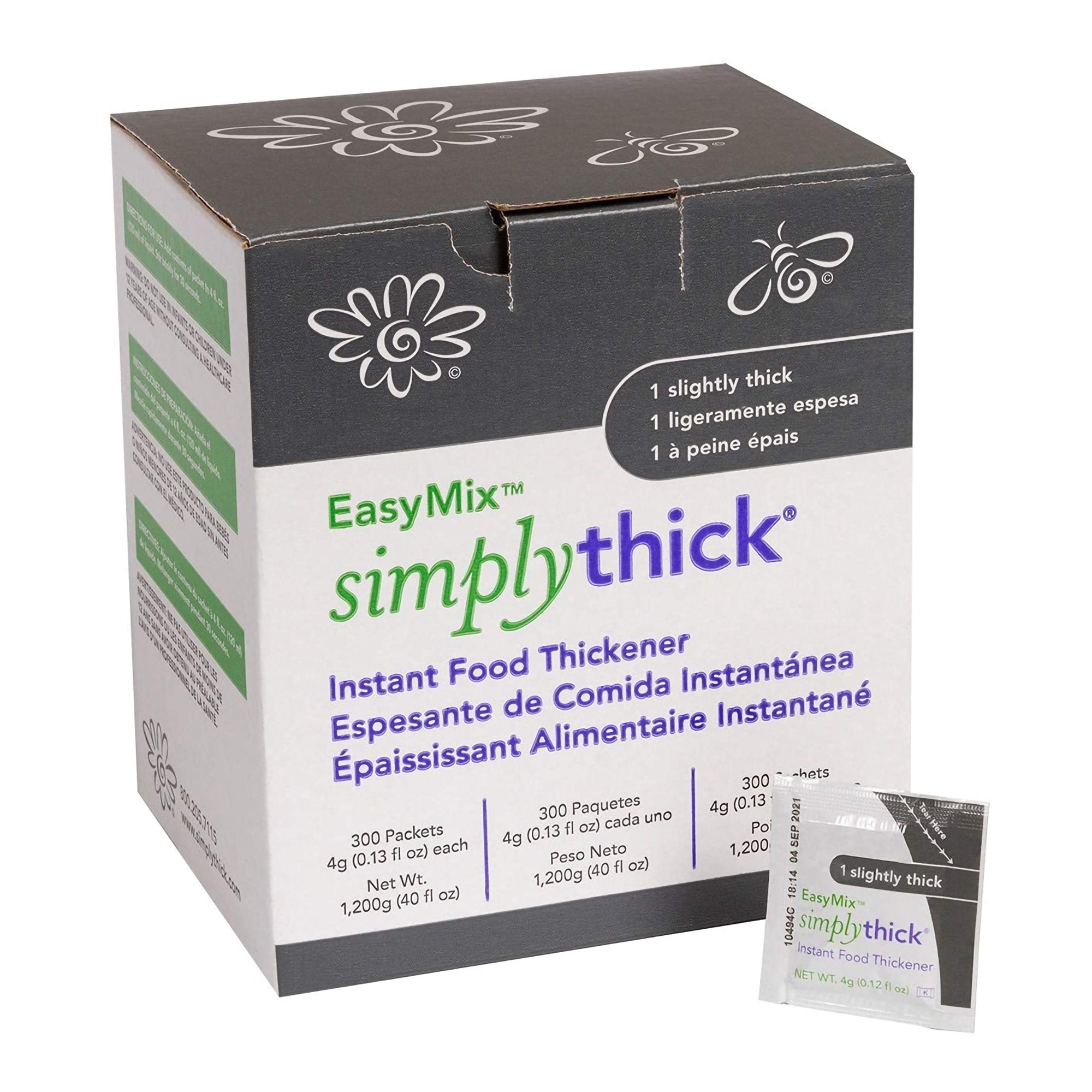 SimplyThick® Food Thickener, 4-gram Packet STIND300L1