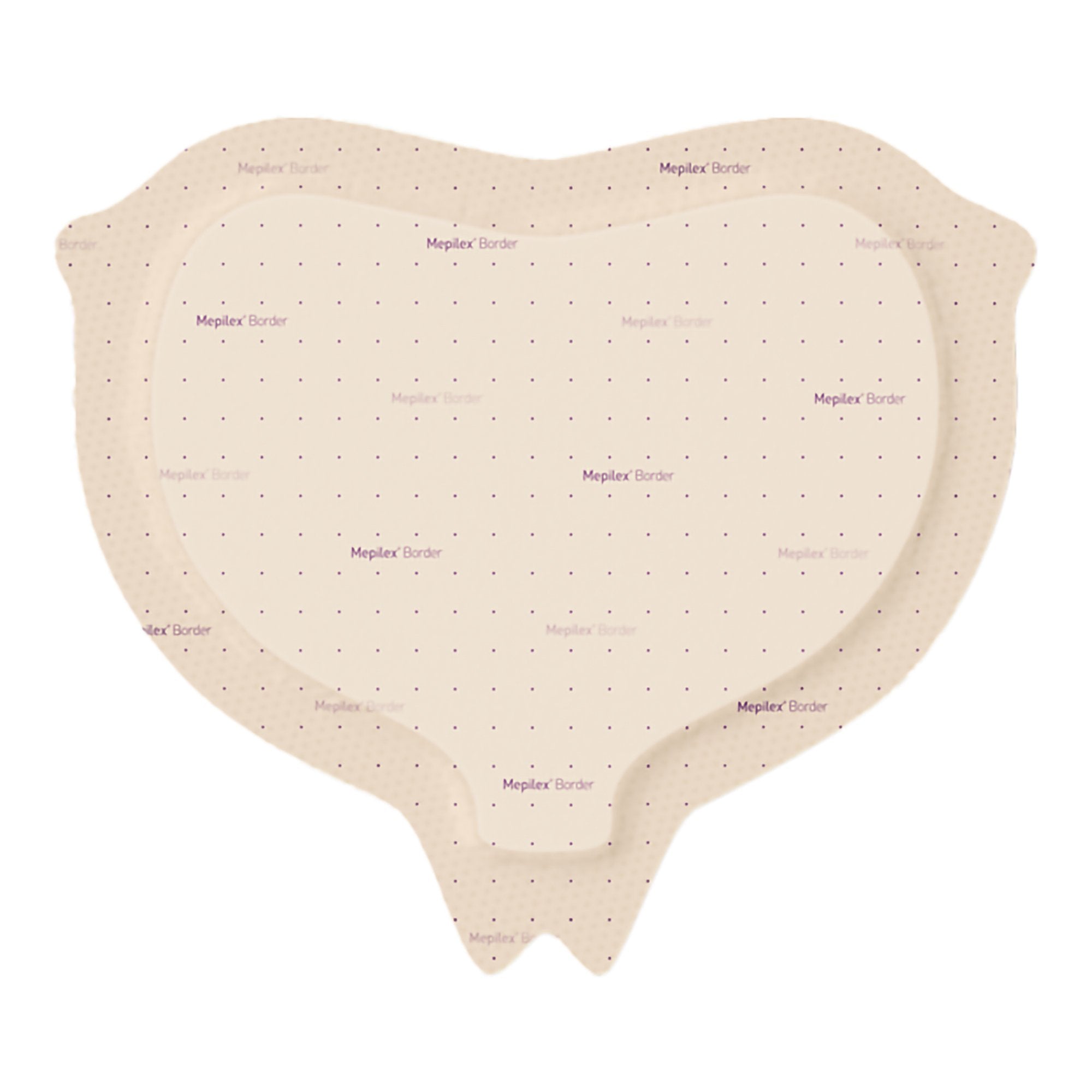 Mepilex® Border Sacrum Foam Dressing, 22 x 25 Centimeter 282455