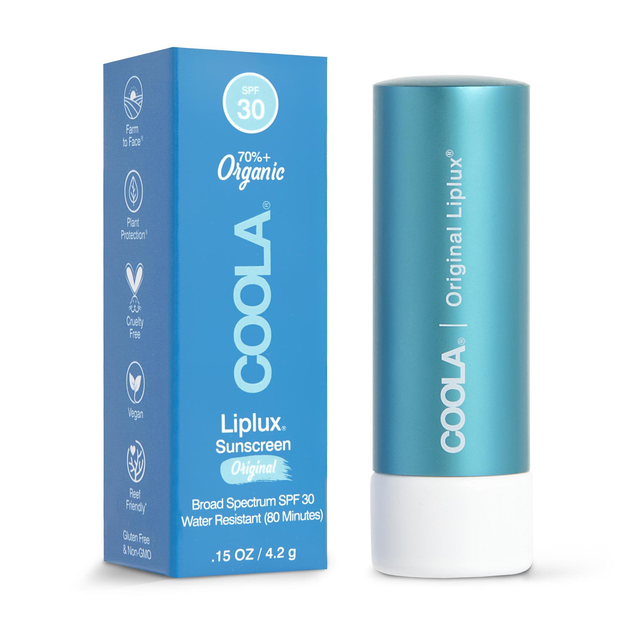 Classic Liplux® Organic Lip Balm Sunscreen SPF 30, Original CL10424