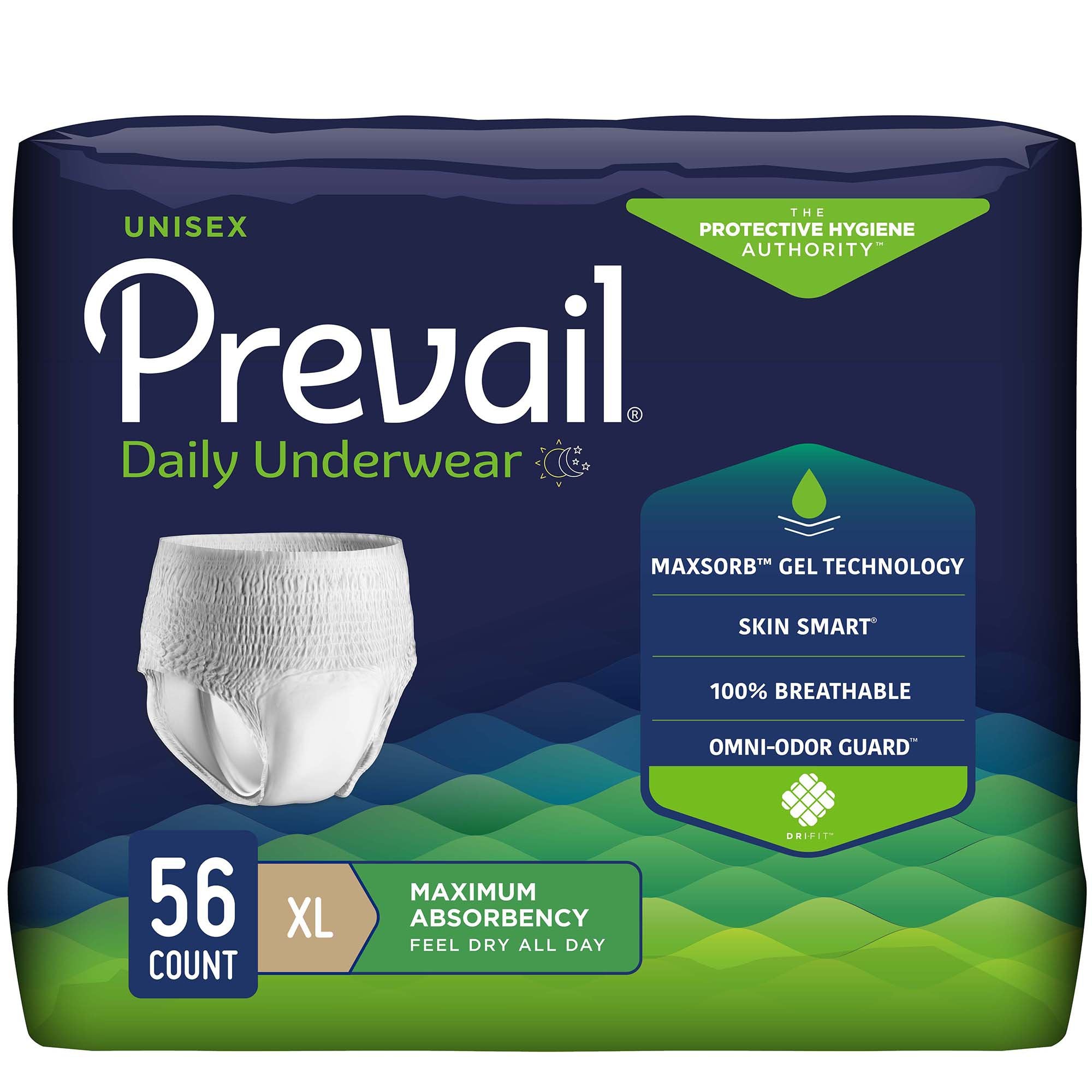 Prevail® Maximum Absorbent Underwear, Extra Large PVS-514