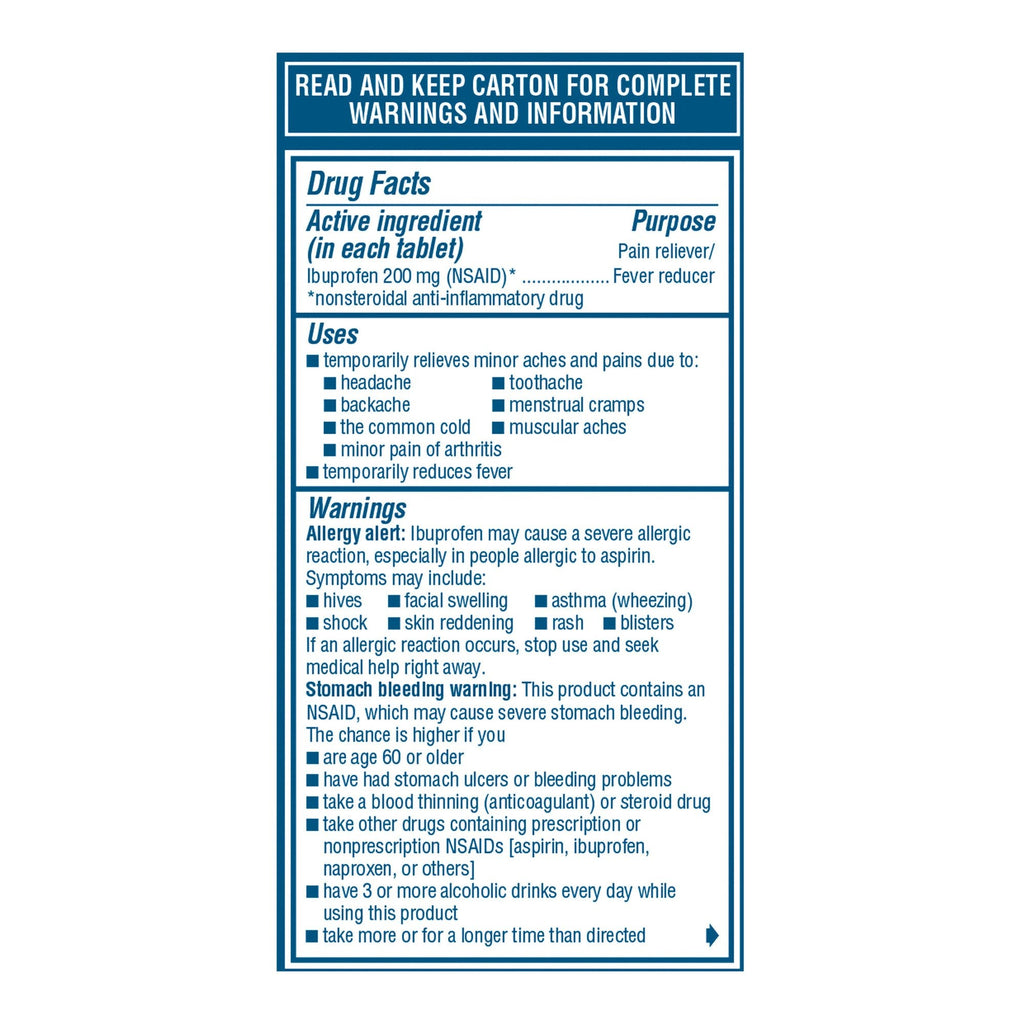 Advil® Ibuprofen Pain Relief 00573016040