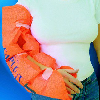 Fasplint® General Purpose Splint Vacuum Splint Vinyl Orange 20 X 24-1/2 Inch FS 802-10