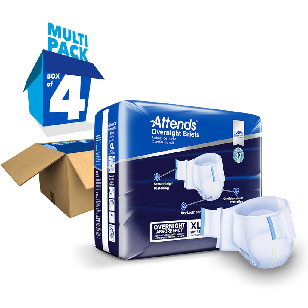 Attends® Briefs with Overnight Protection, X-Large DDEW40