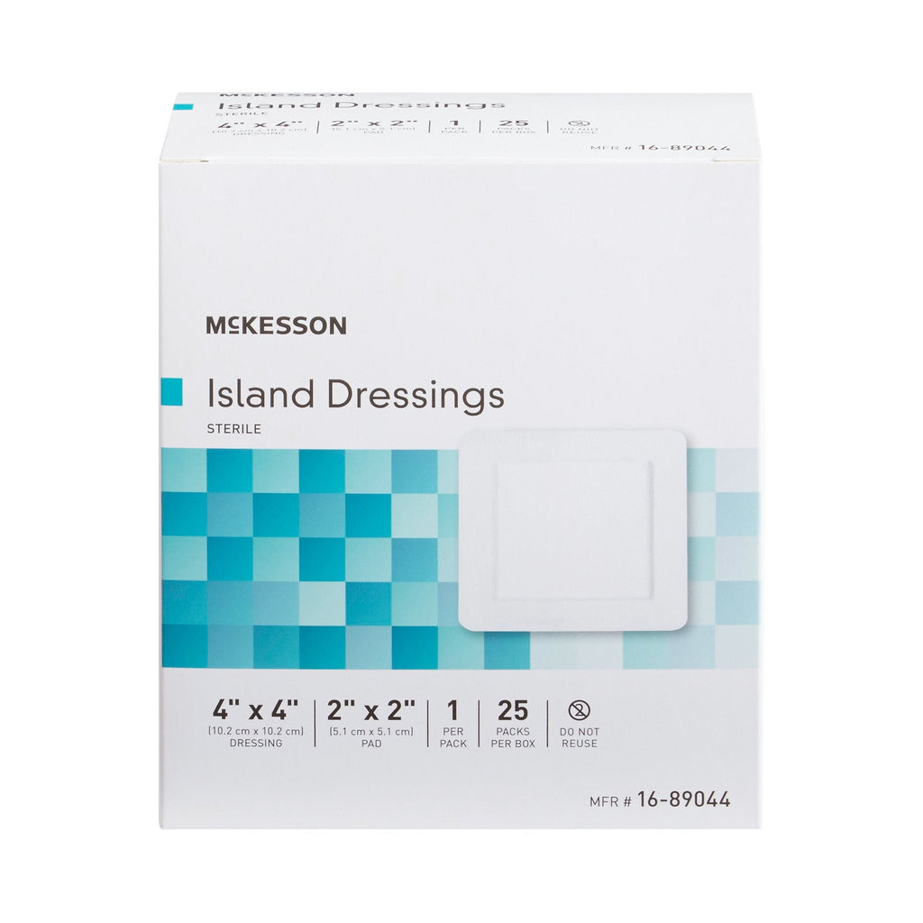 McKesson Adhesive Dressing, 4 x 4 Inch 16-89044