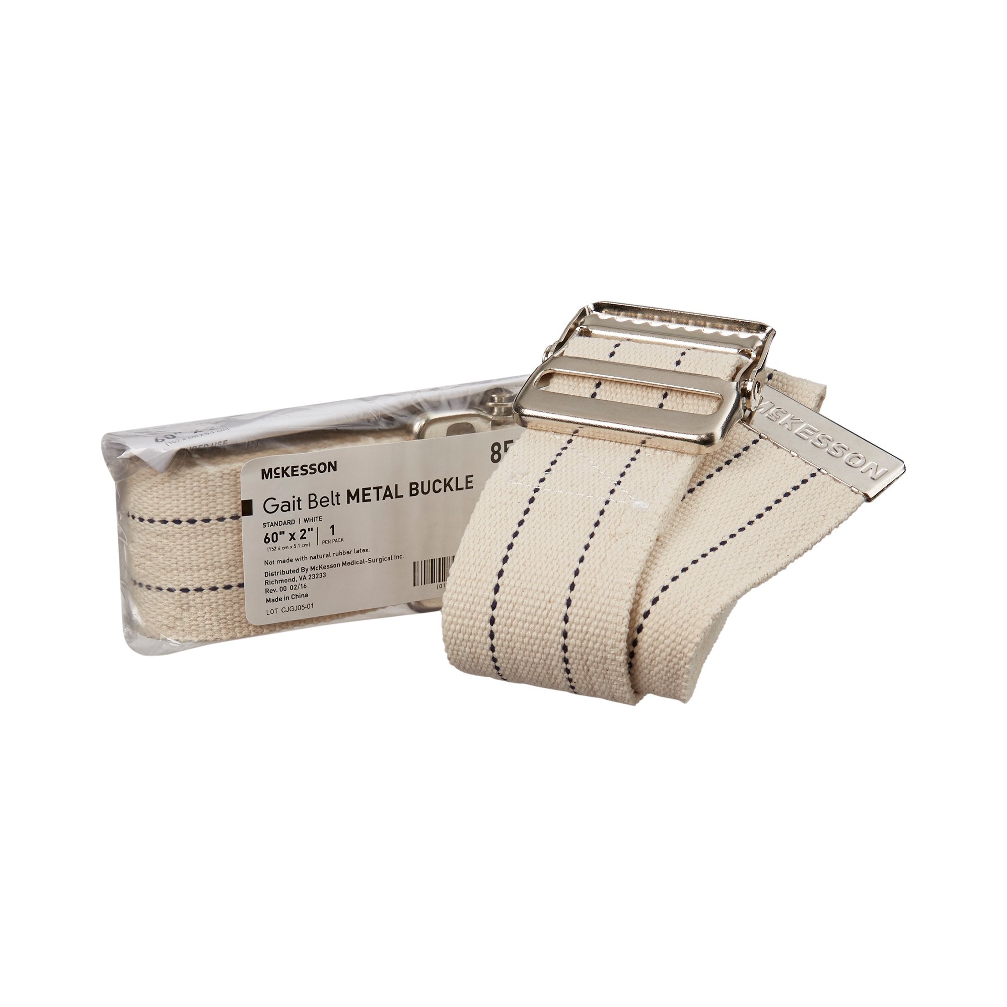 McKesson White Gait Belt, 60 Inch 855