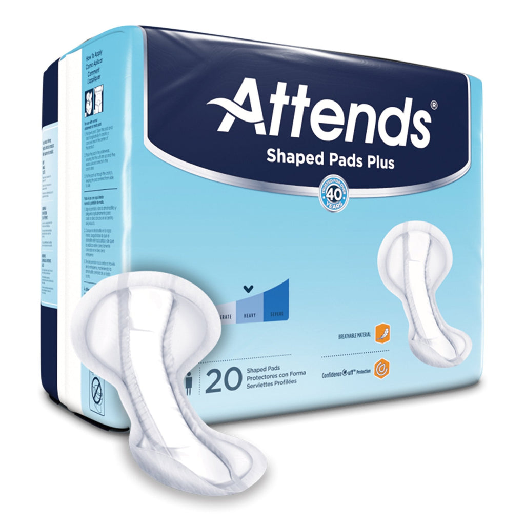 Attends® Shaped Bladder Control Pads, Plus SPDPA