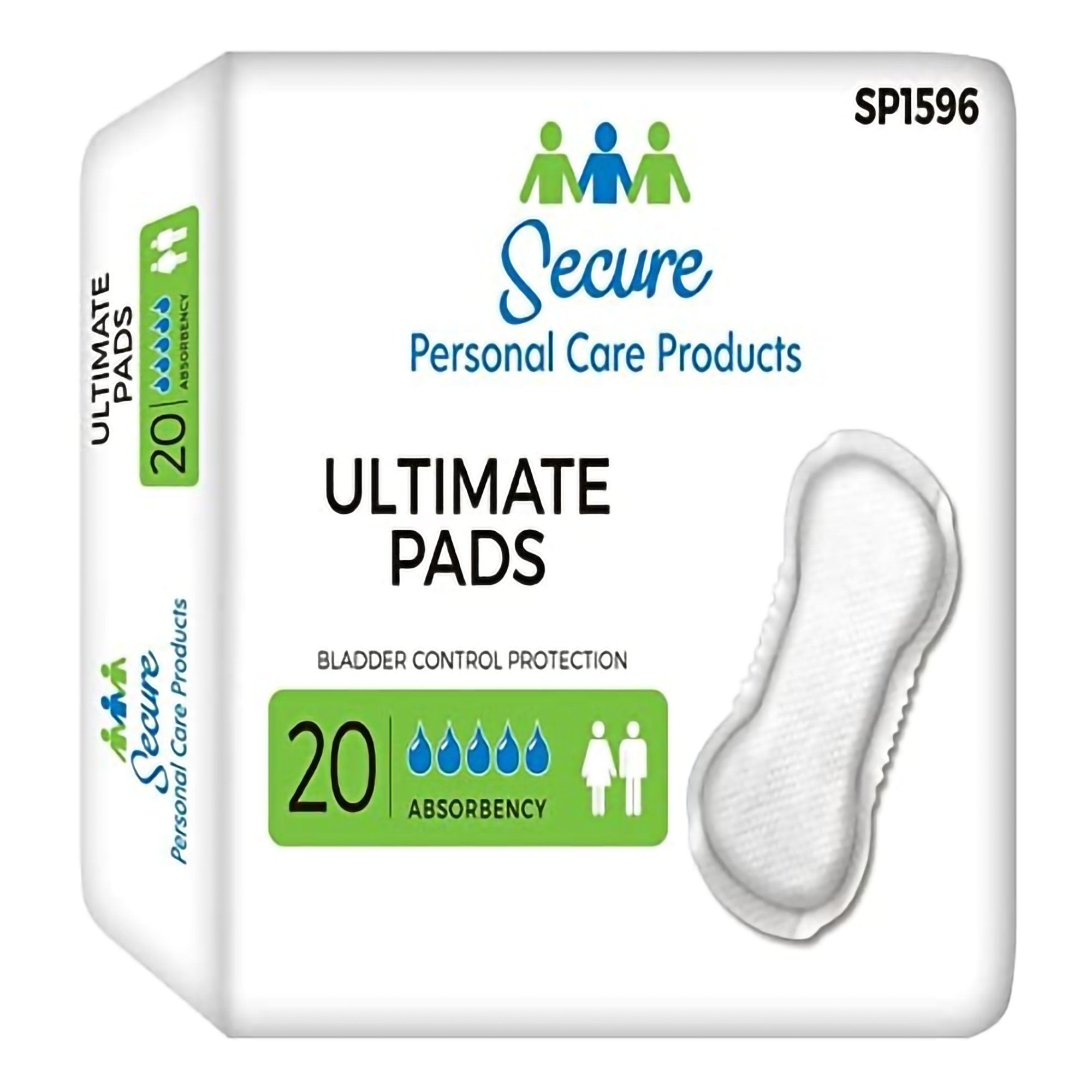 TotalDry™ Ultimate Absorbency Bladder Control Pad, 16½-Inch Length SP1596