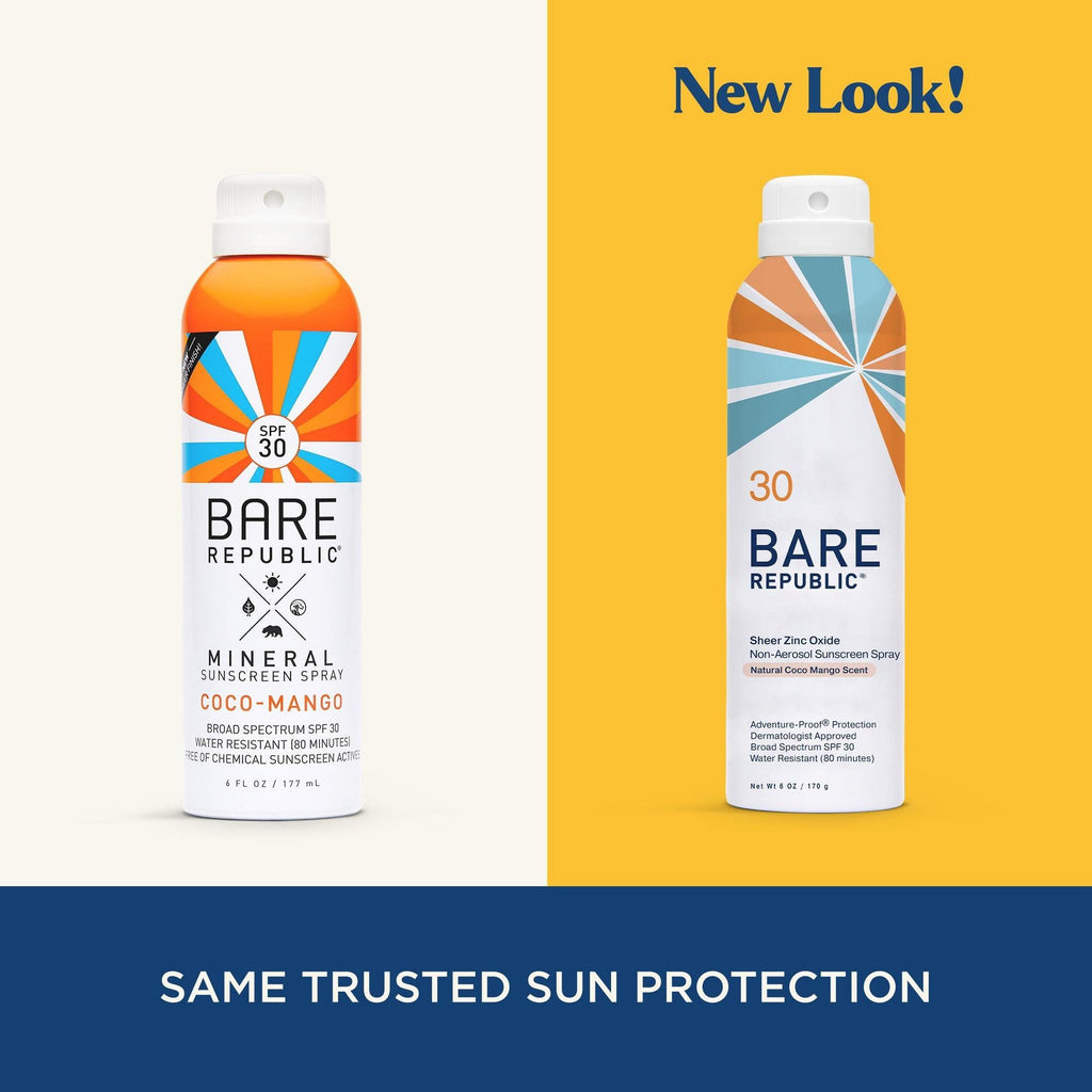 Sunscreen BARE Republic® Mineral SPF 30 Spray 6 oz. Aerosol Can BR10133