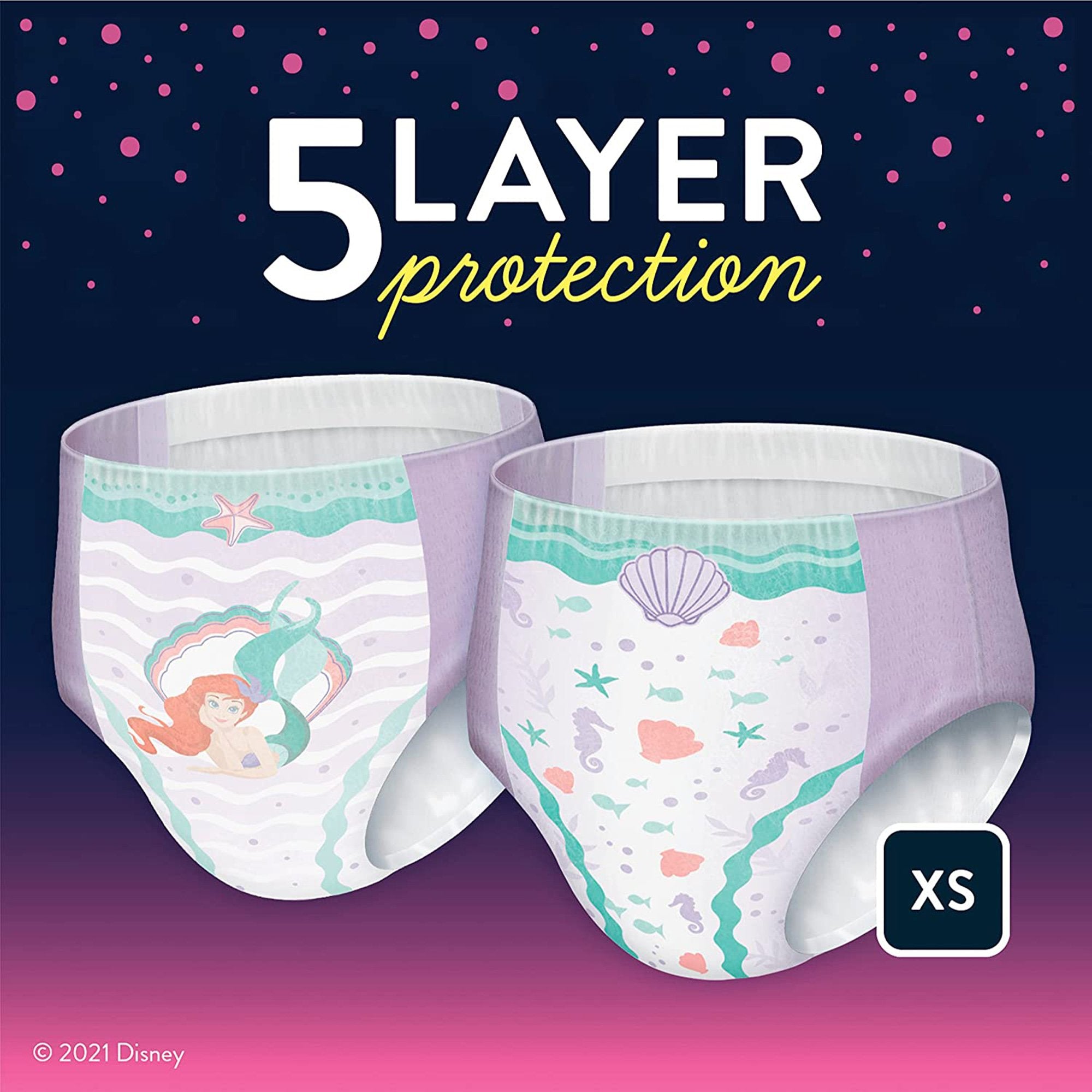 Goodnites® Girls Heavy Absorbency Nighttime Underwear, Extra Small 46761