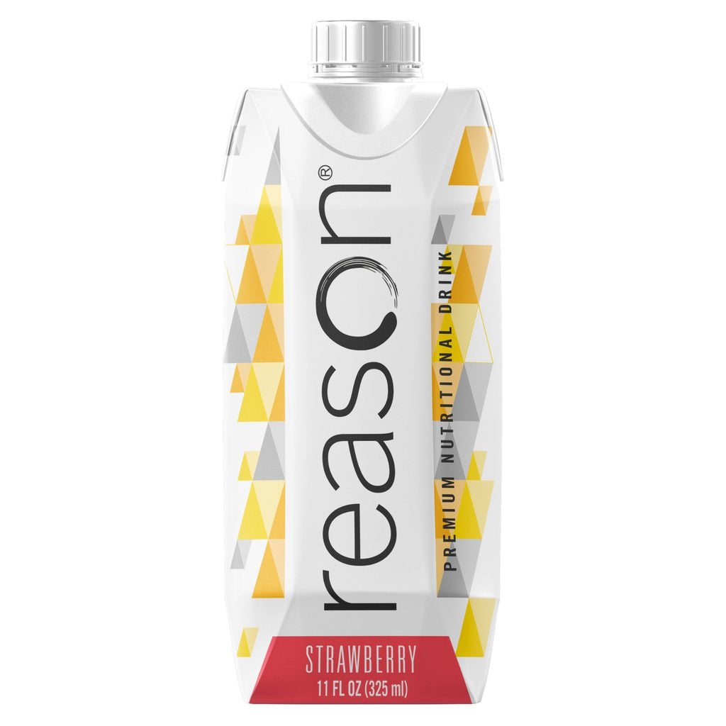 Reason™ Strawberry Premium Nutritional Drink, 11-ounce carton B0BVG12SW1