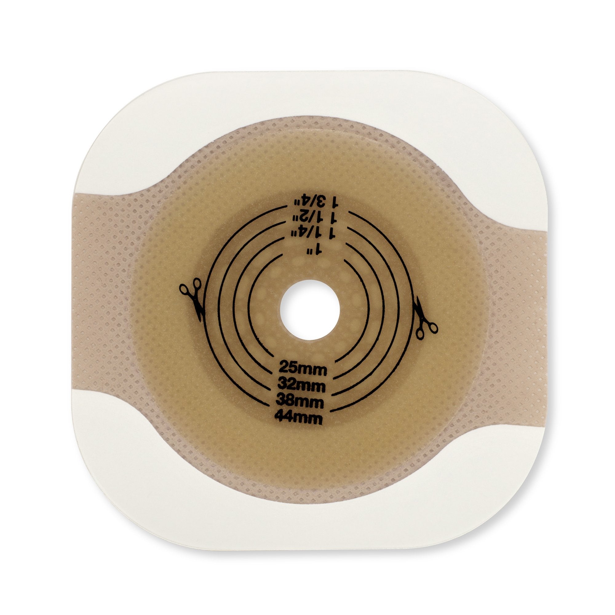 New Image™ Flat CeraPlus™ Ostomy Barrier, 1-1/2 Inch Opening 112018