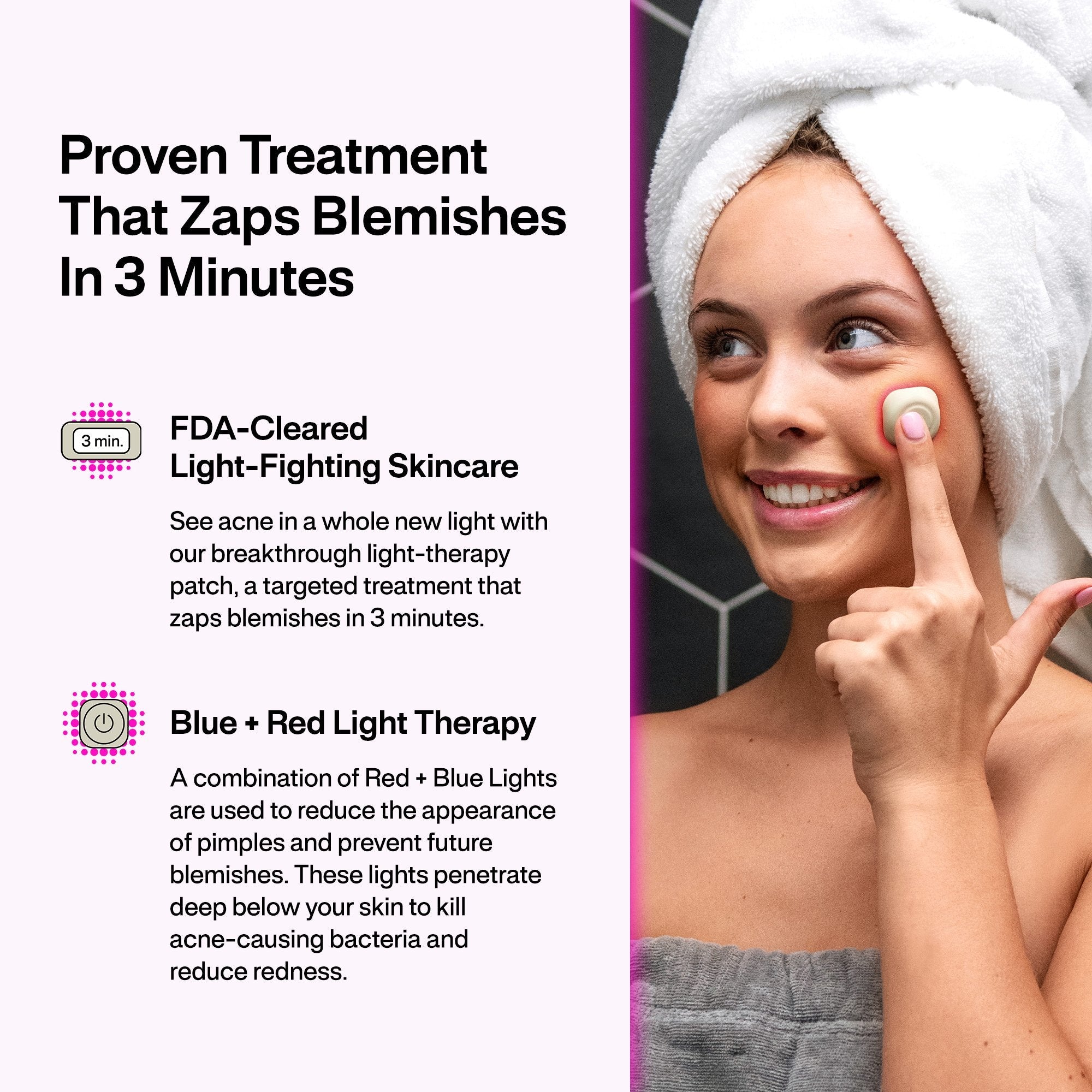 Acne Light Therapy Patch Kit lab ACPOD