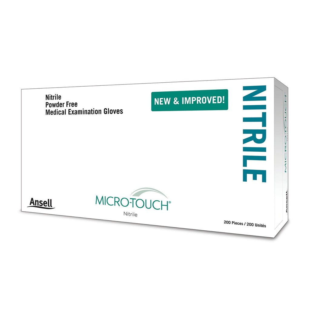 Micro-Touch® Nitrile Exam Glove, Small, Blue 6034301