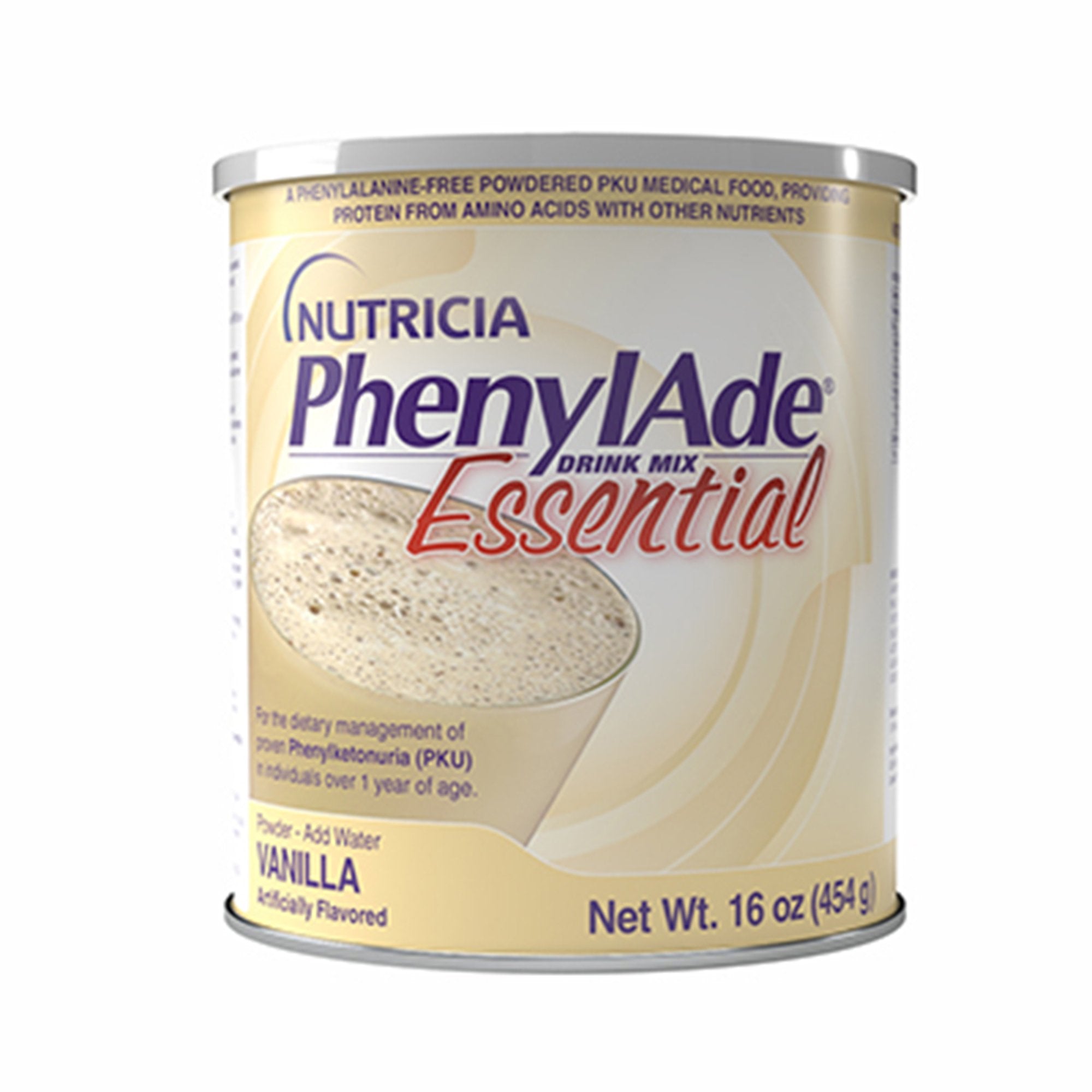 Oral Supplement PhenylAde® Vanilla Flavor Powder 16 oz. / 454 Gram Canister 200766
