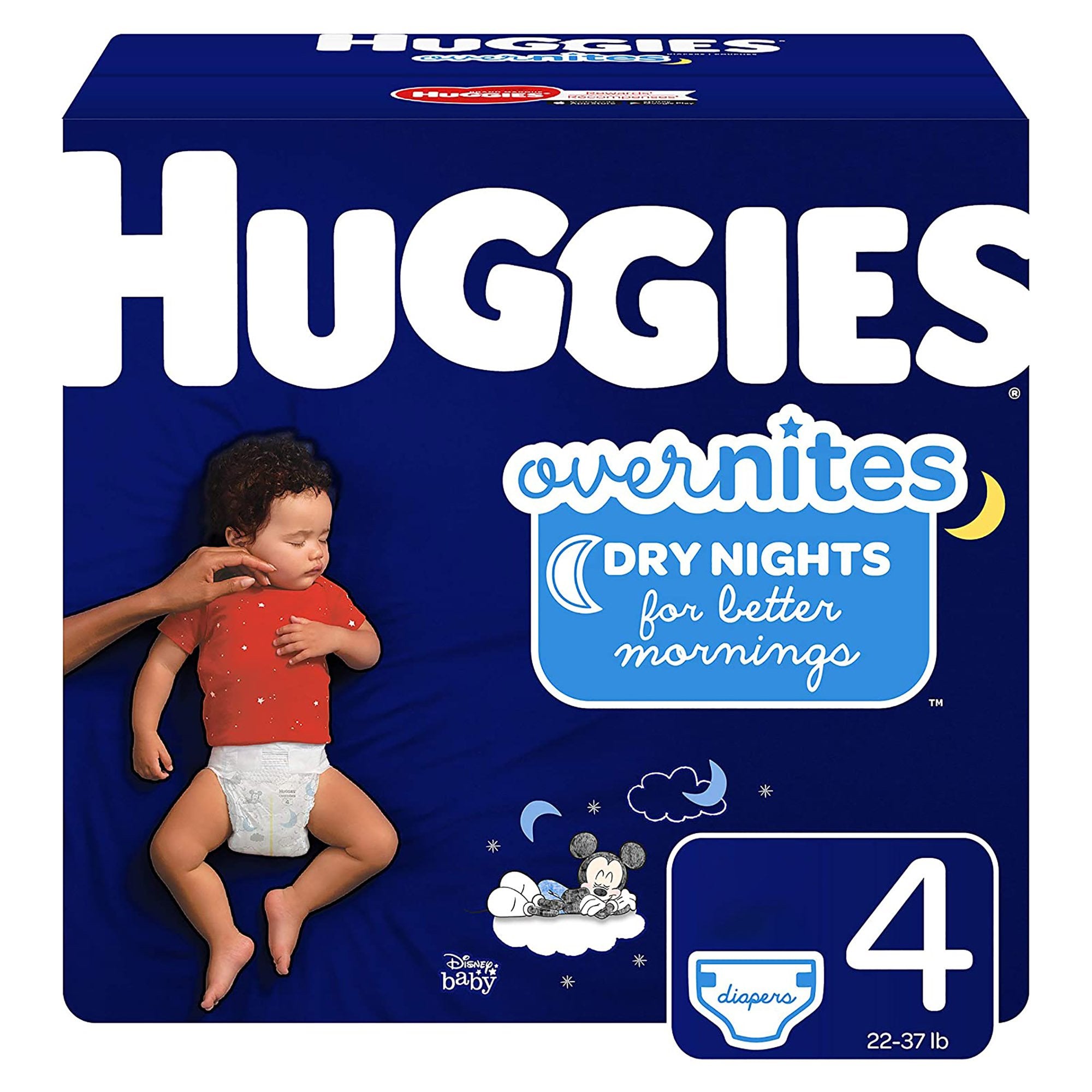 Huggies® OverNites Diaper, Size 4 49539