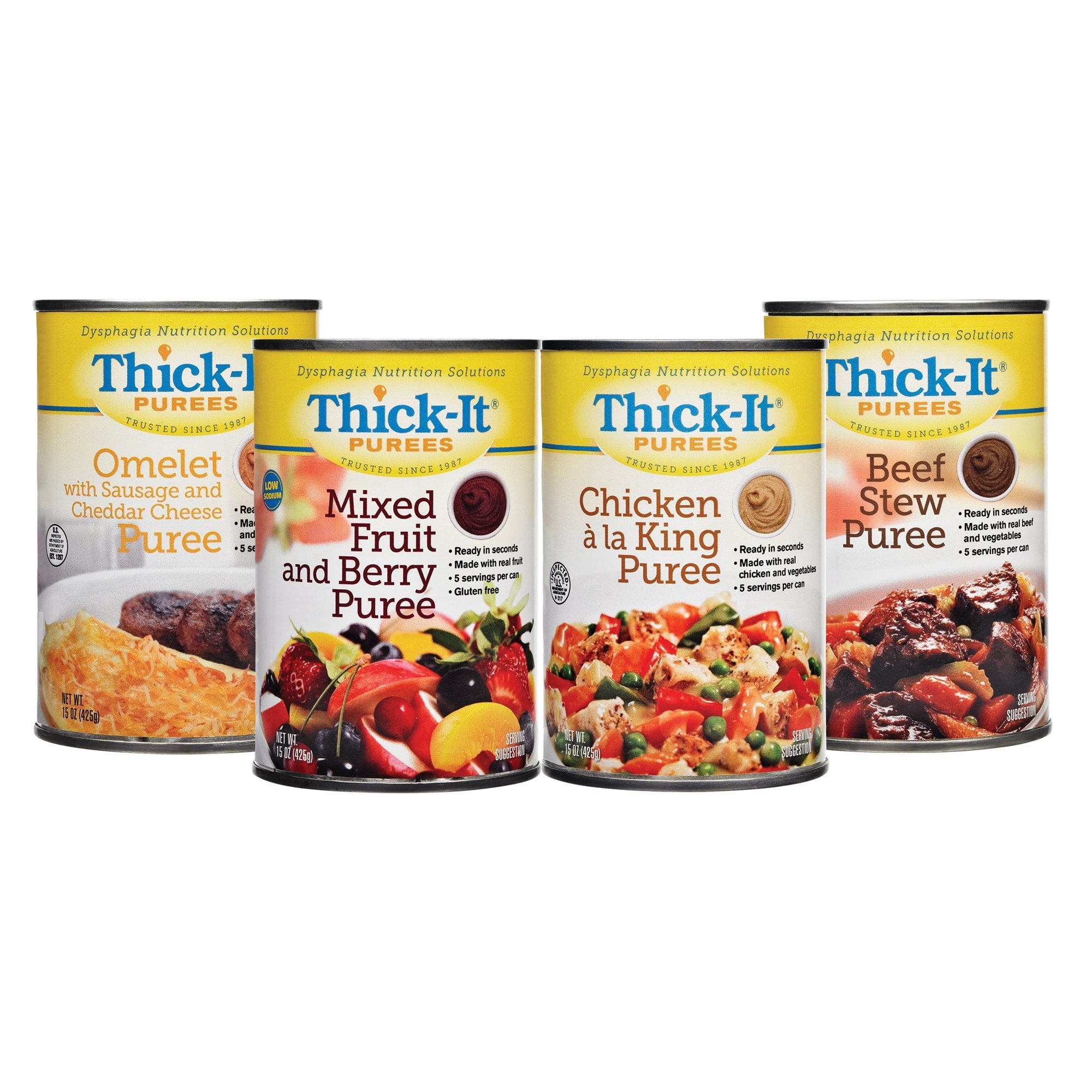 Thick-It® Purees Chicken à la King Purée Thickened Food, 15-ounce Can H301-F8800