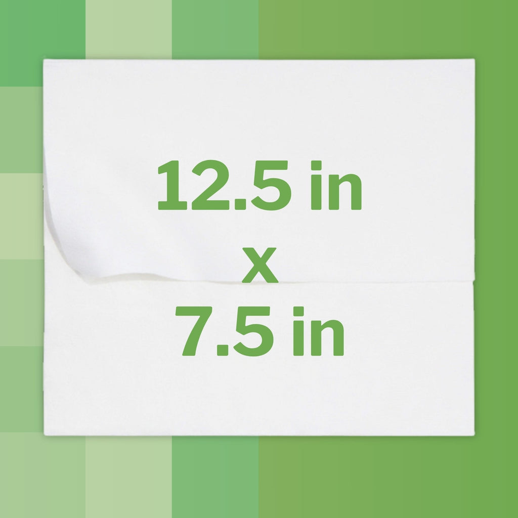 McKesson Flushable* Wet Wipes XL - Unscented, 96 Wet Wipes per Pack DXLU96