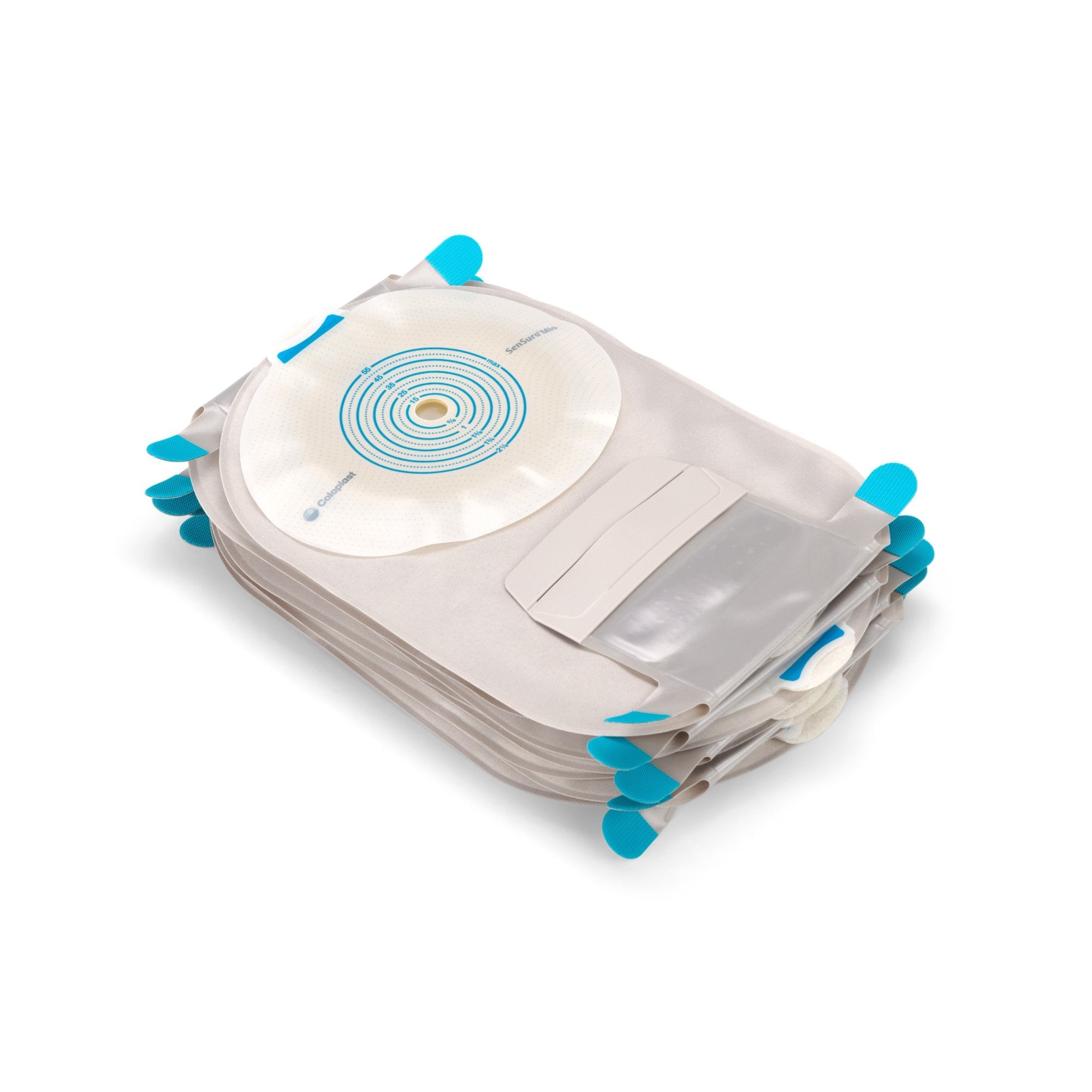 SenSura® Mio Flat 1-Piece Opaque Ostomy Pouch, Trim to fit 10 – 55 mm Stomas 10471