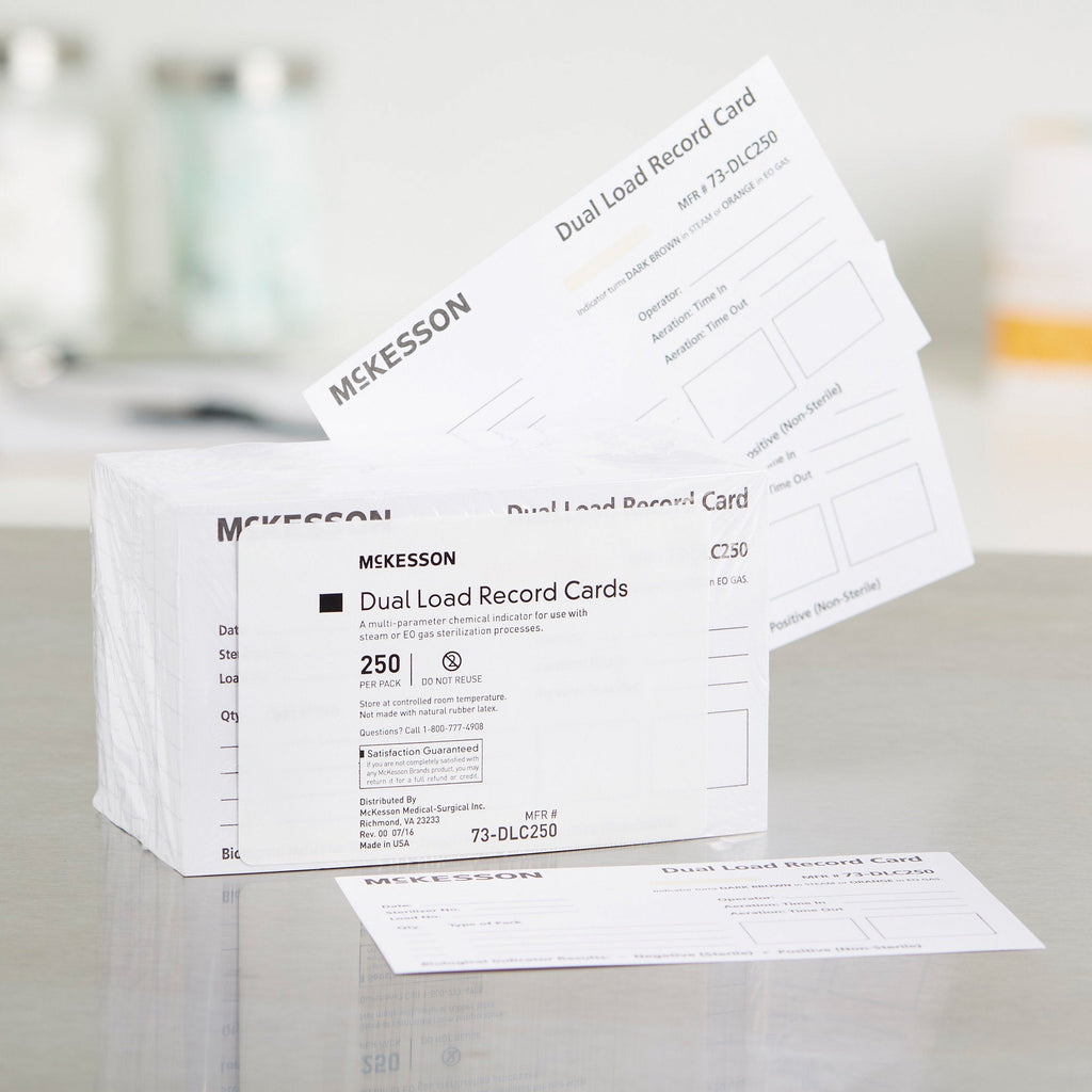McKesson Sterilization Record Card 73-DLC250