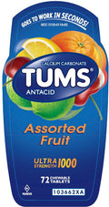 Tums® Ultra Strength 1000 Antacid Chewable Tablets Assorted Fruit 00135011883