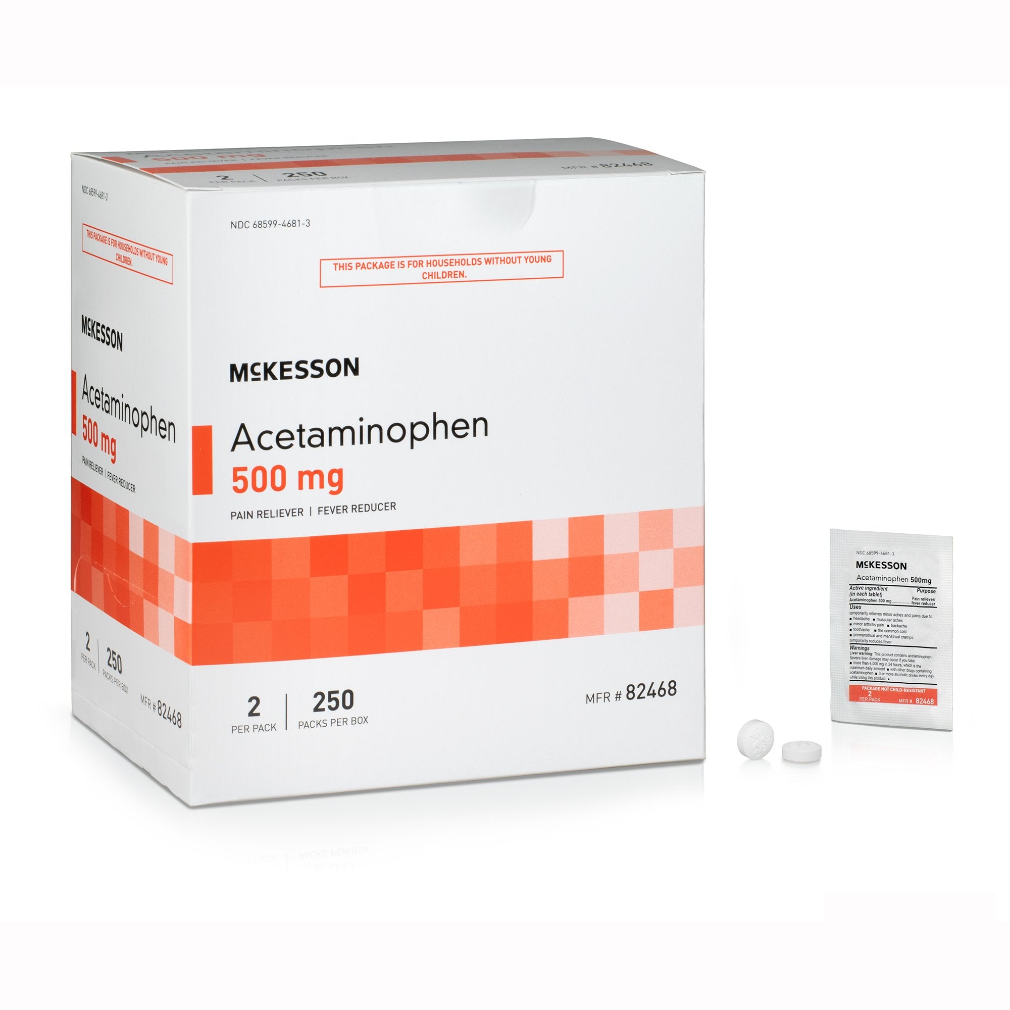 McKesson Acetaminophen Pain Relief 82468
