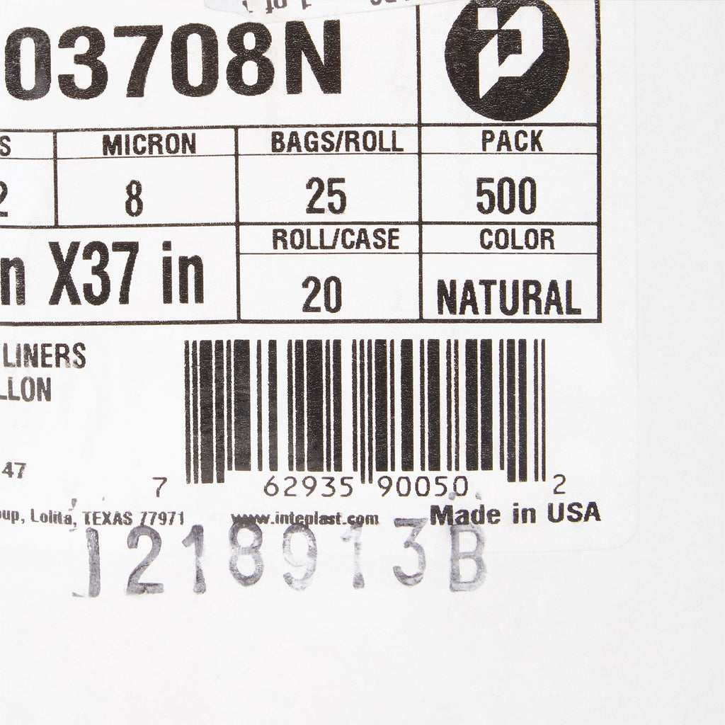 McKesson Light Duty Clear Trash Bags, 30 gal, 8 Mic S303708N
