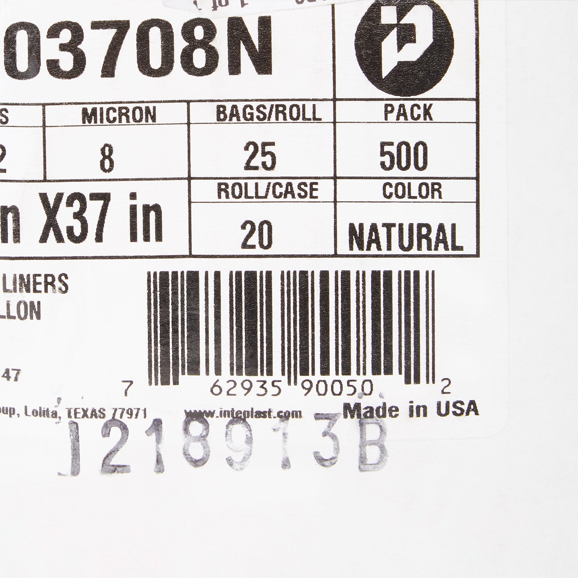 McKesson Light Duty Clear Trash Bags, 30 gal, 8 Mic S303708N