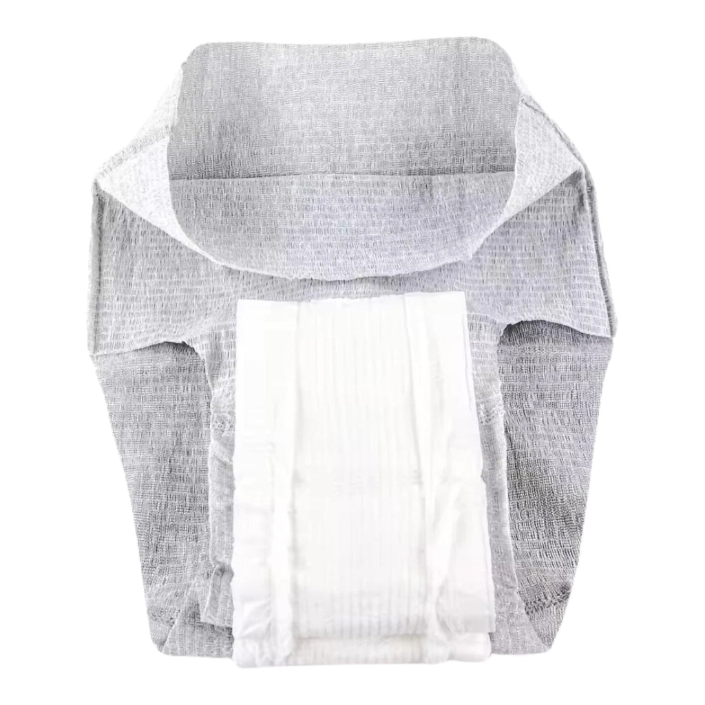 Nexwear Men's Pull-On Absorbent Underwear, Small/Medium, Gray 195