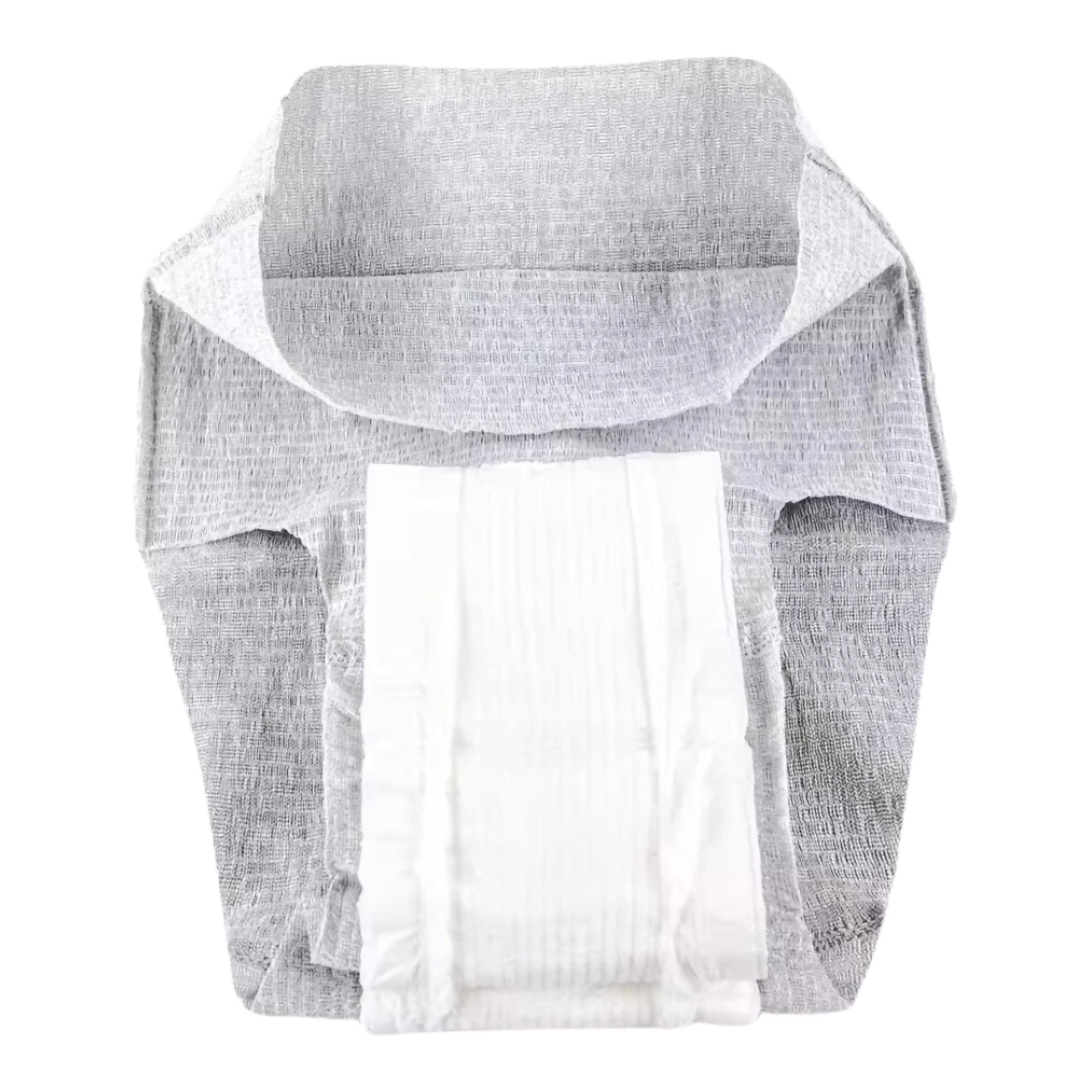 Nexwear Men's Pull-On Absorbent Underwear, Small/Medium, Gray 195