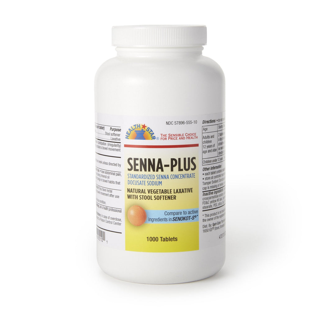 Geri-Care® Senna Plus Docusate Sodium / Sennosides Stool Softener 455-10-HST