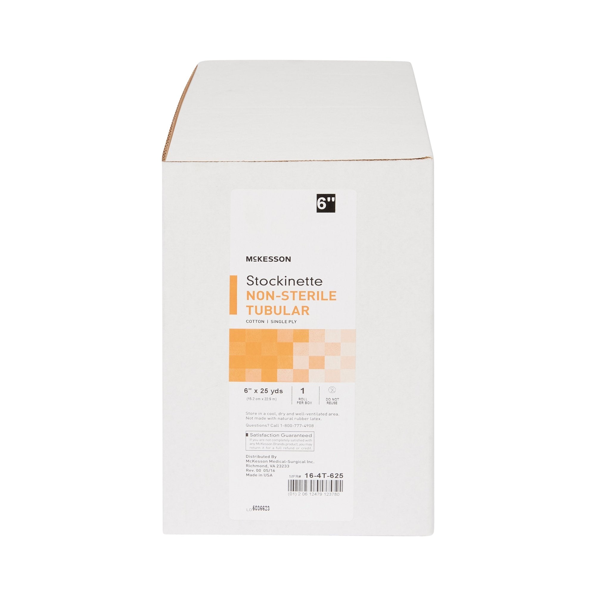 McKesson Beige Cotton Tubular Stockinette, 6 Inch x 25 Yard 16-4T-625