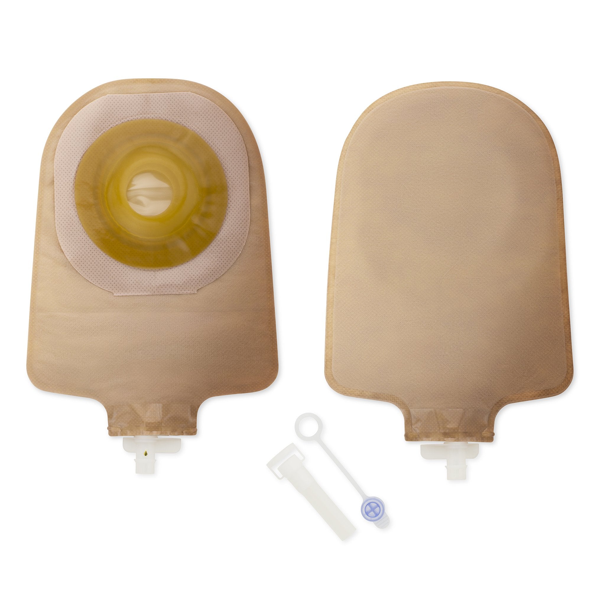 Premier™ One-Piece Beige Urostomy Pouch, Pre-cut to Fit 25 mm Stomas 8494