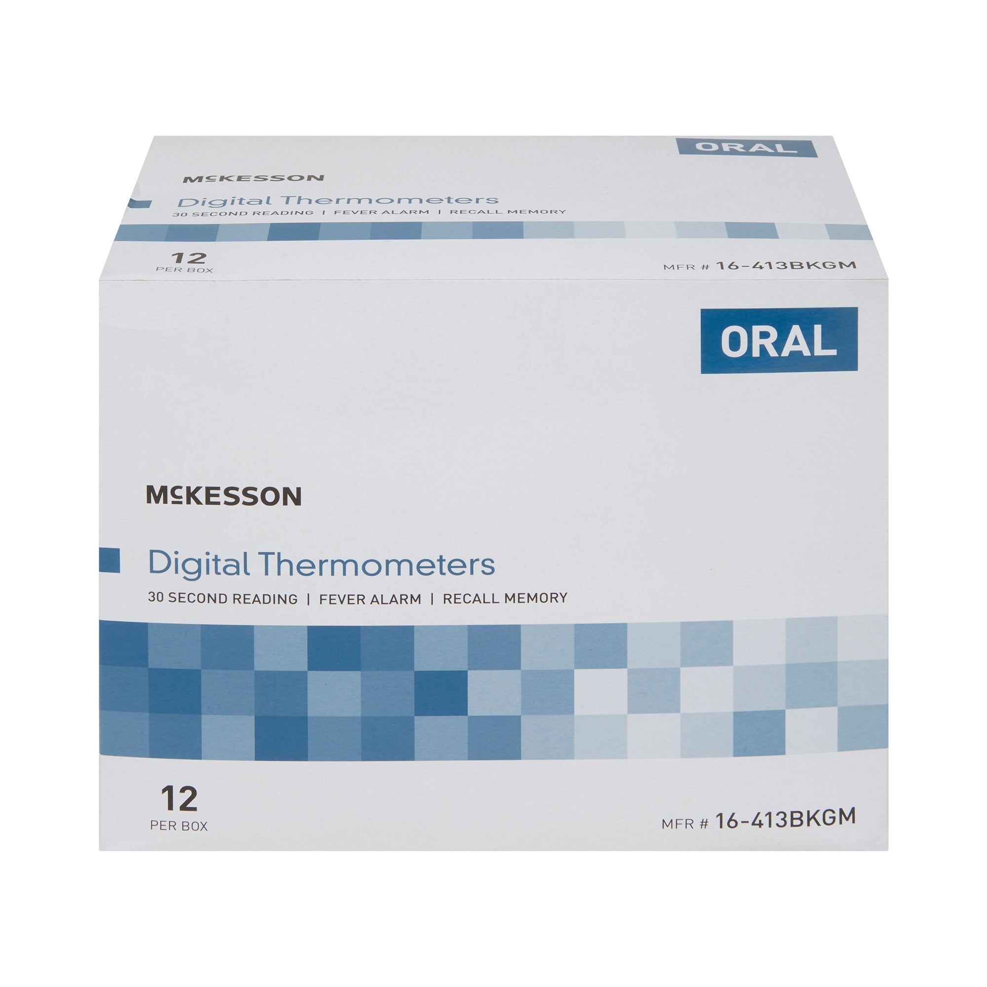 McKesson Digital Oral Thermometer 16-413BKGM