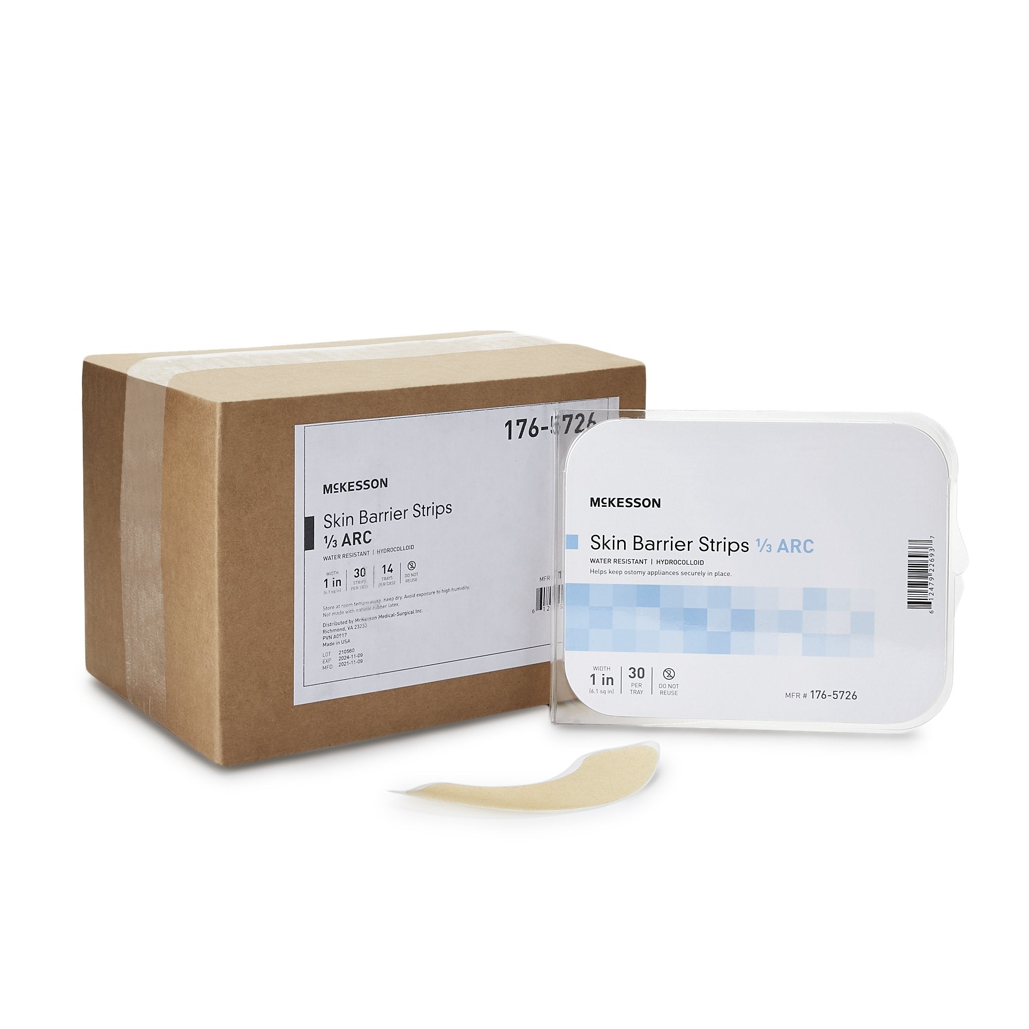 McKesson Skin Barrier 1/3 Arc Strip 176-5726